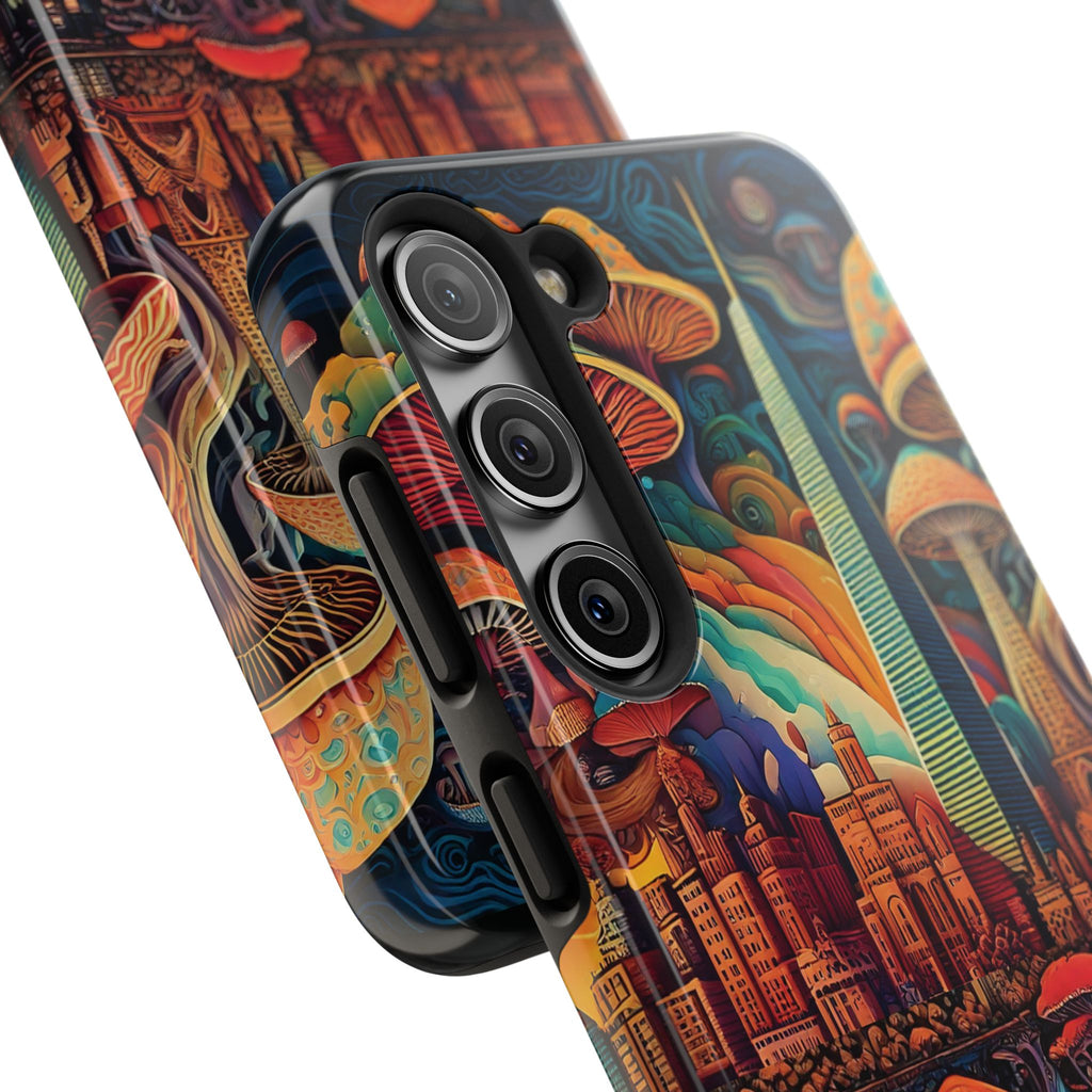 Phone Cases - Mushroom City Growth Design