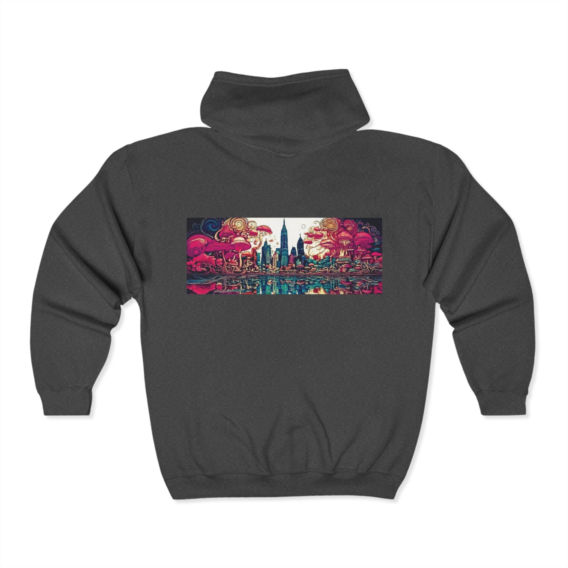 Hoodie Branded City Scape Design