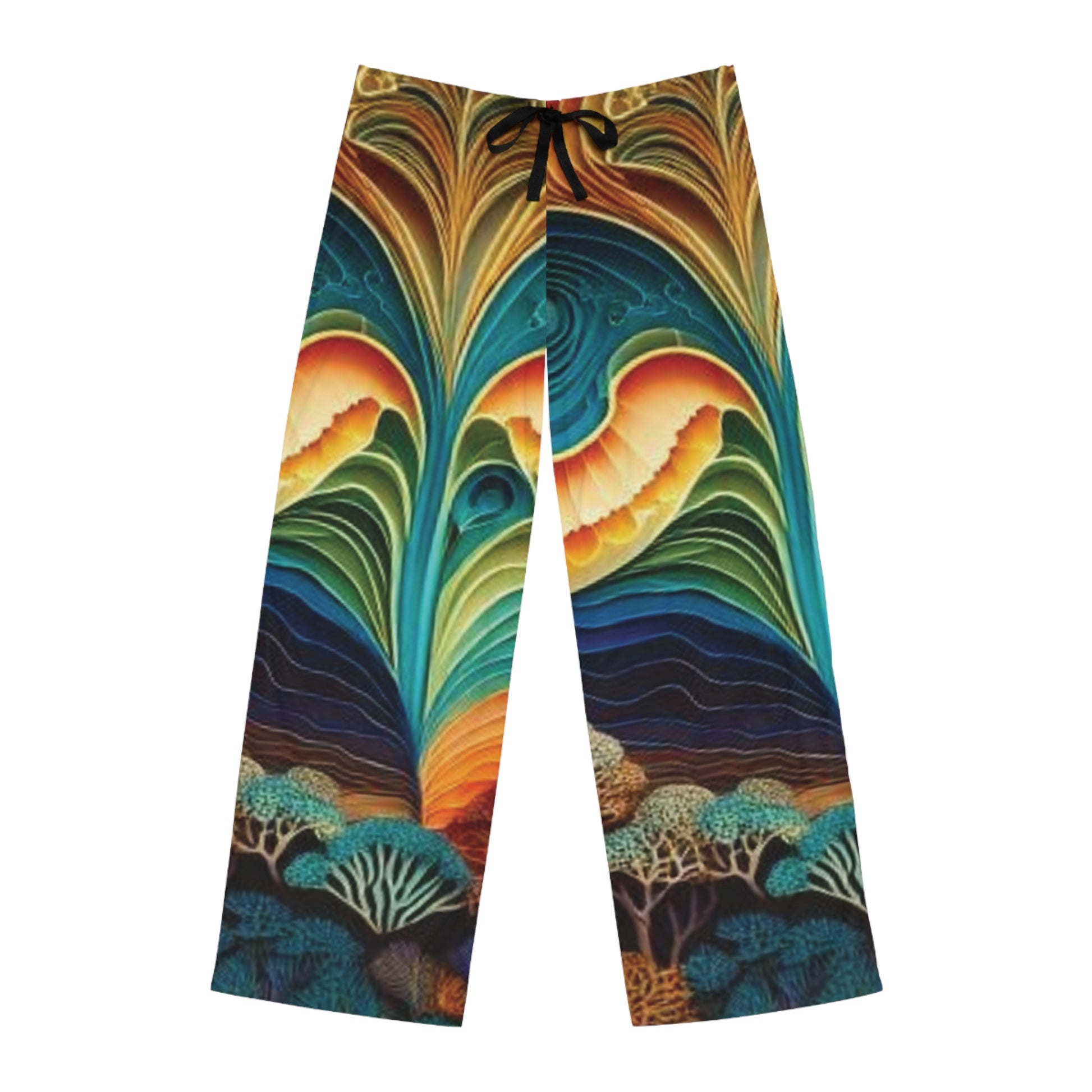 Men's Pajama Pants - Japanese Tattoo Inspired Design