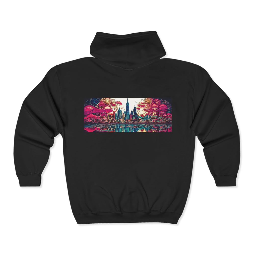 Hoodie Branded City Scape Design
