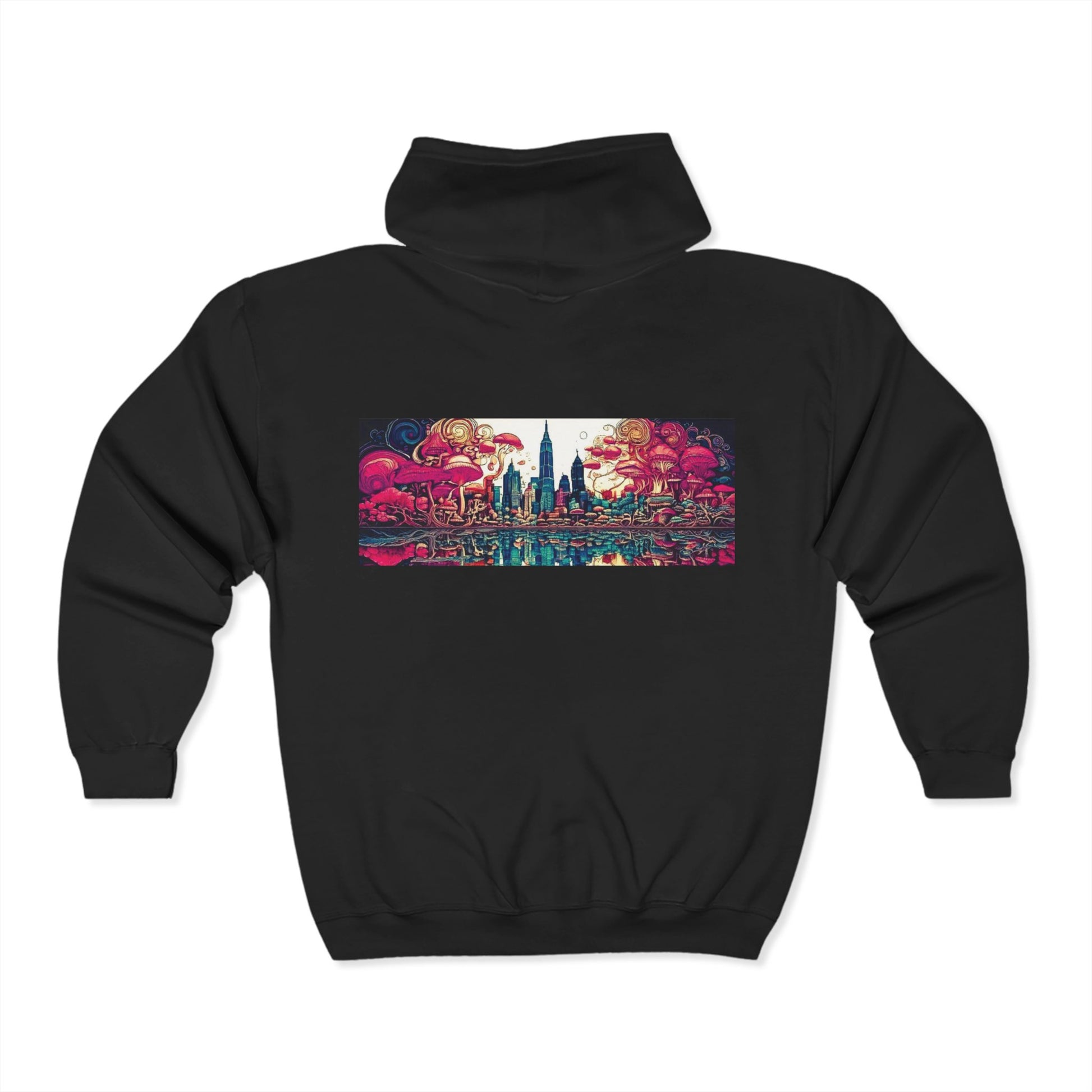 Hoodie Branded City Scape Design