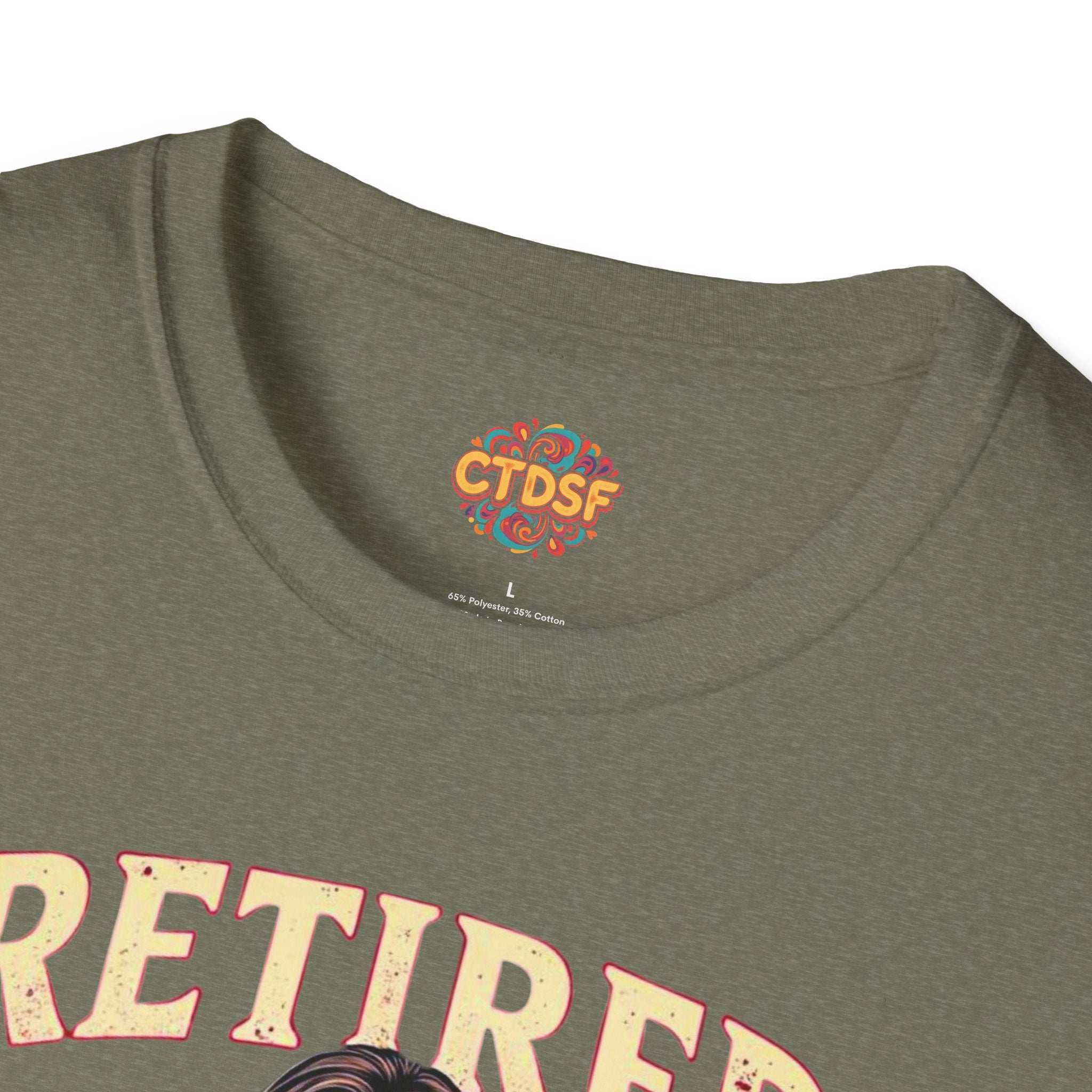 Retired Stripper Unisex Softstyle T-Shirt - Fun Gift for Celebrations