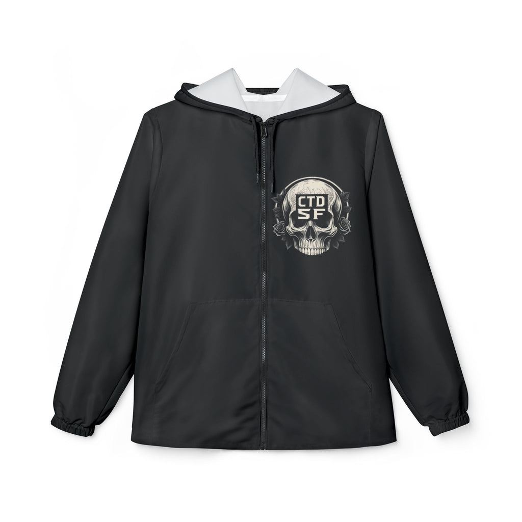 CTD SF Circuitback Windbreaker Jacket — Tech Neon Hoodie-Style Windbreaker