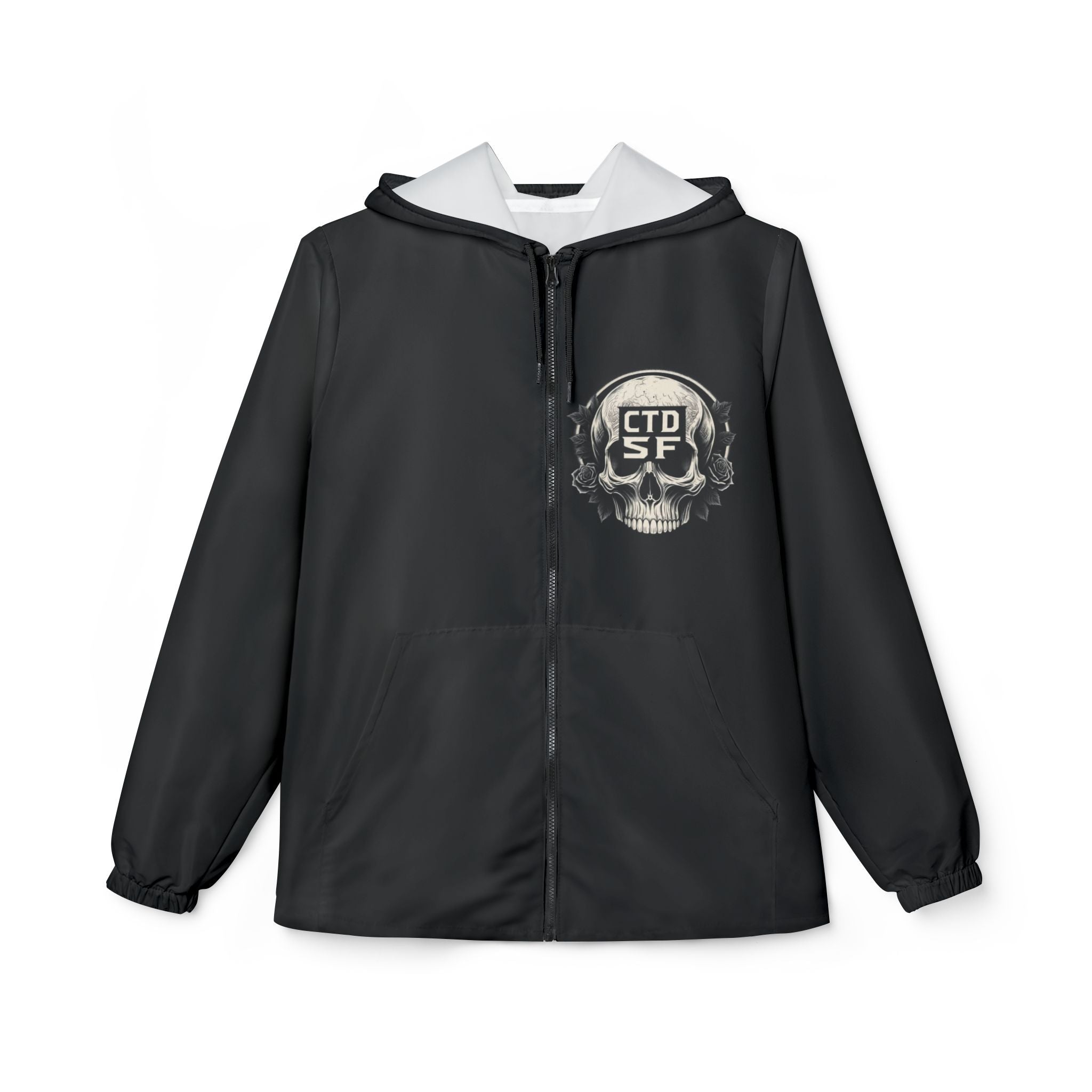 CTD SF Circuitback Windbreaker Jacket — Tech Neon Hoodie-Style Windbreaker