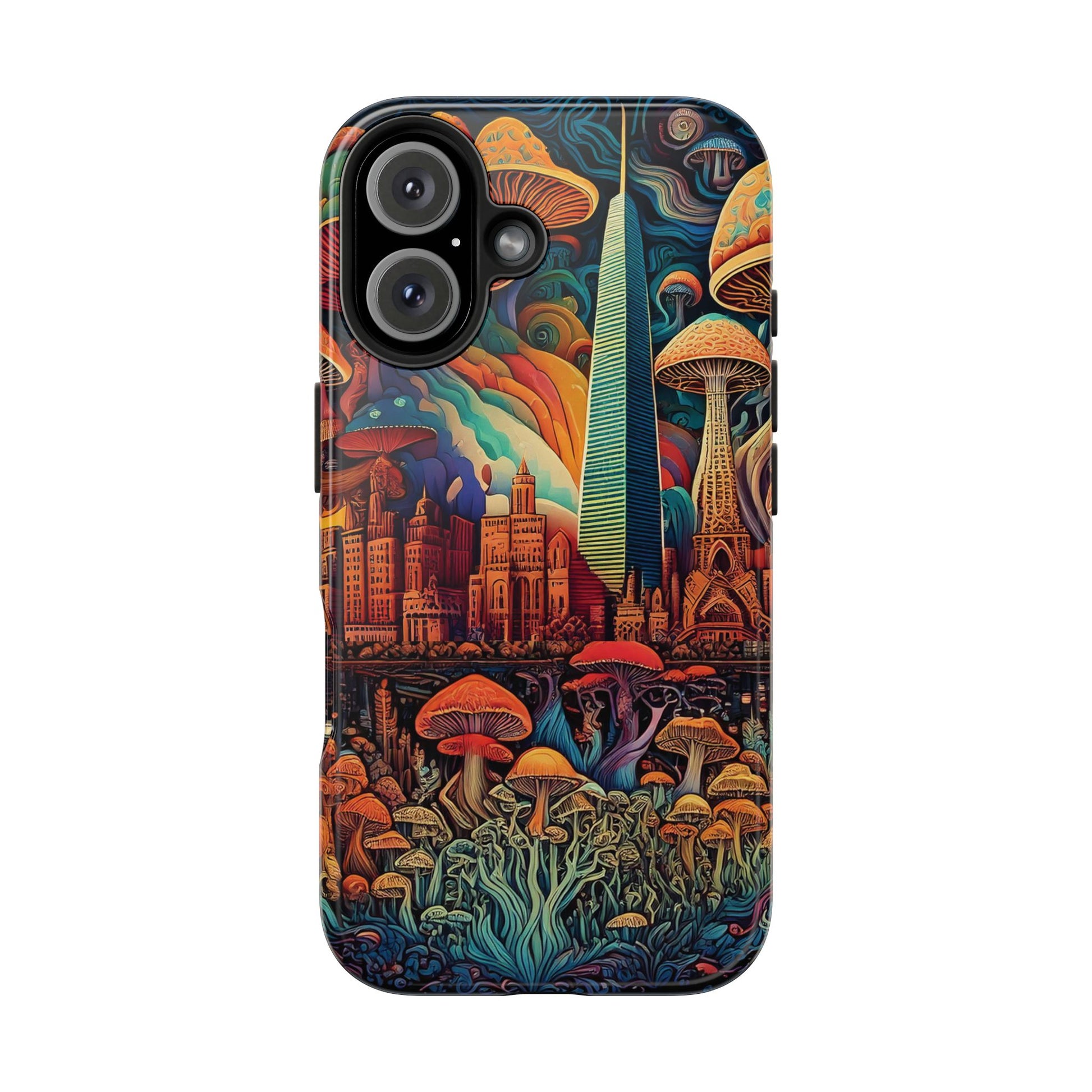 Phone Cases - Mushroom City Growth Design