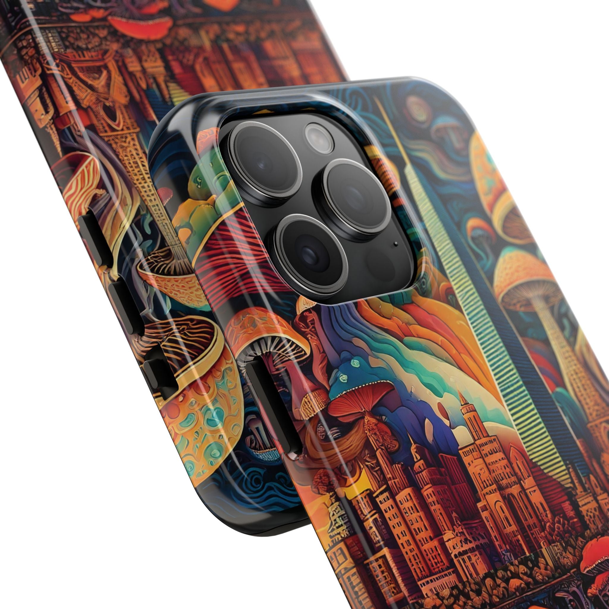 Phone Cases - Mushroom City Growth Design
