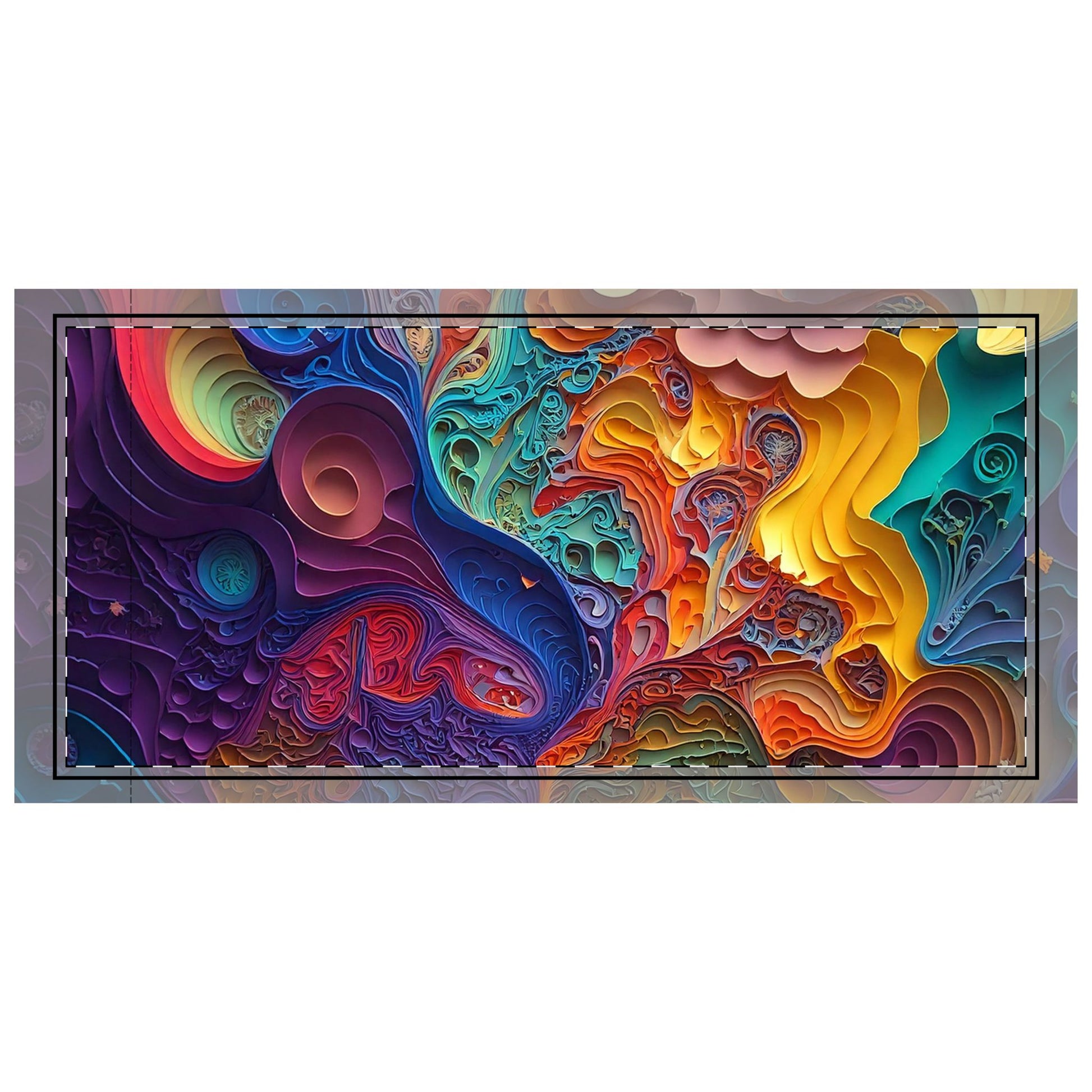 Pillowcase - Topography Rains Design red variant