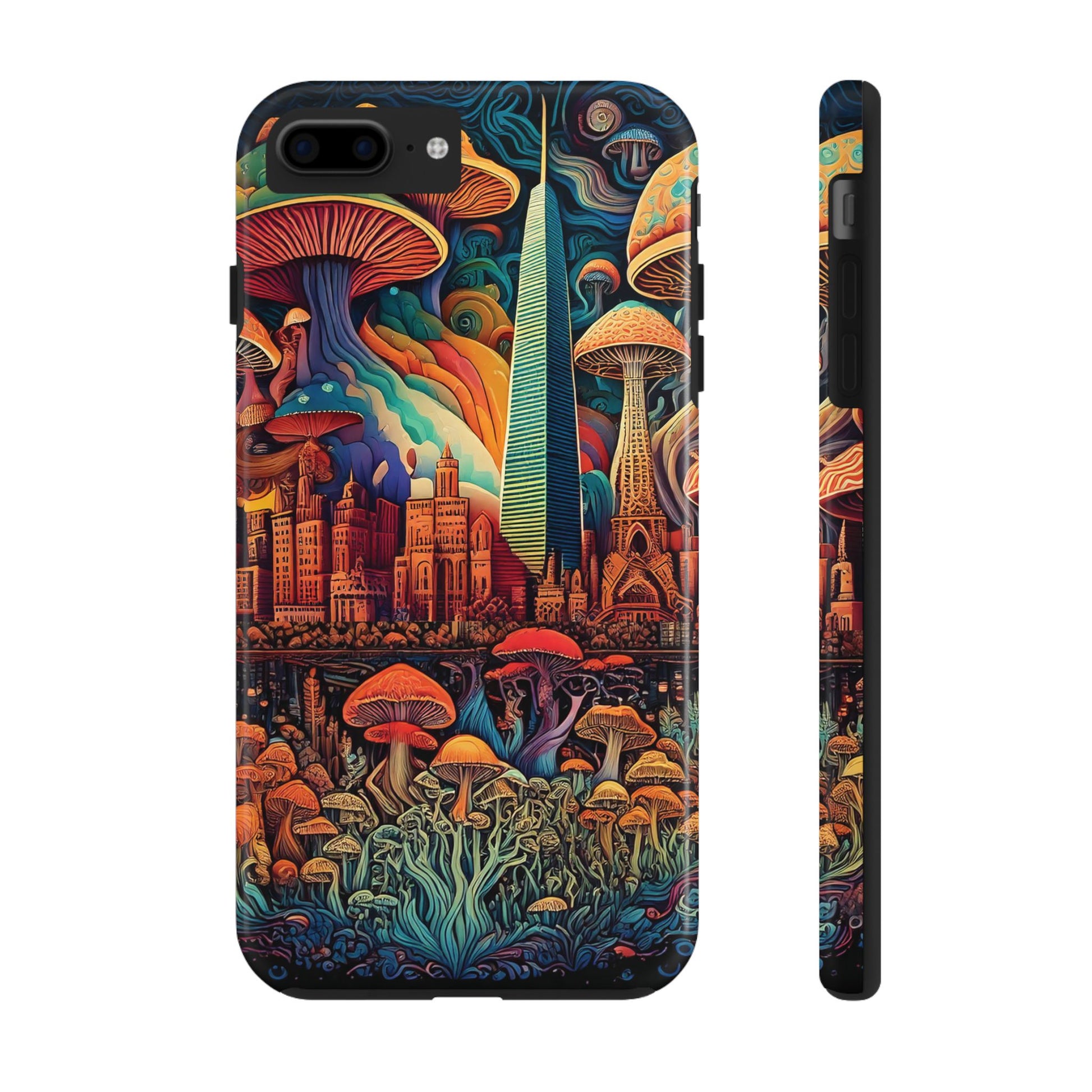 Phone Cases - Mushroom City Growth Design