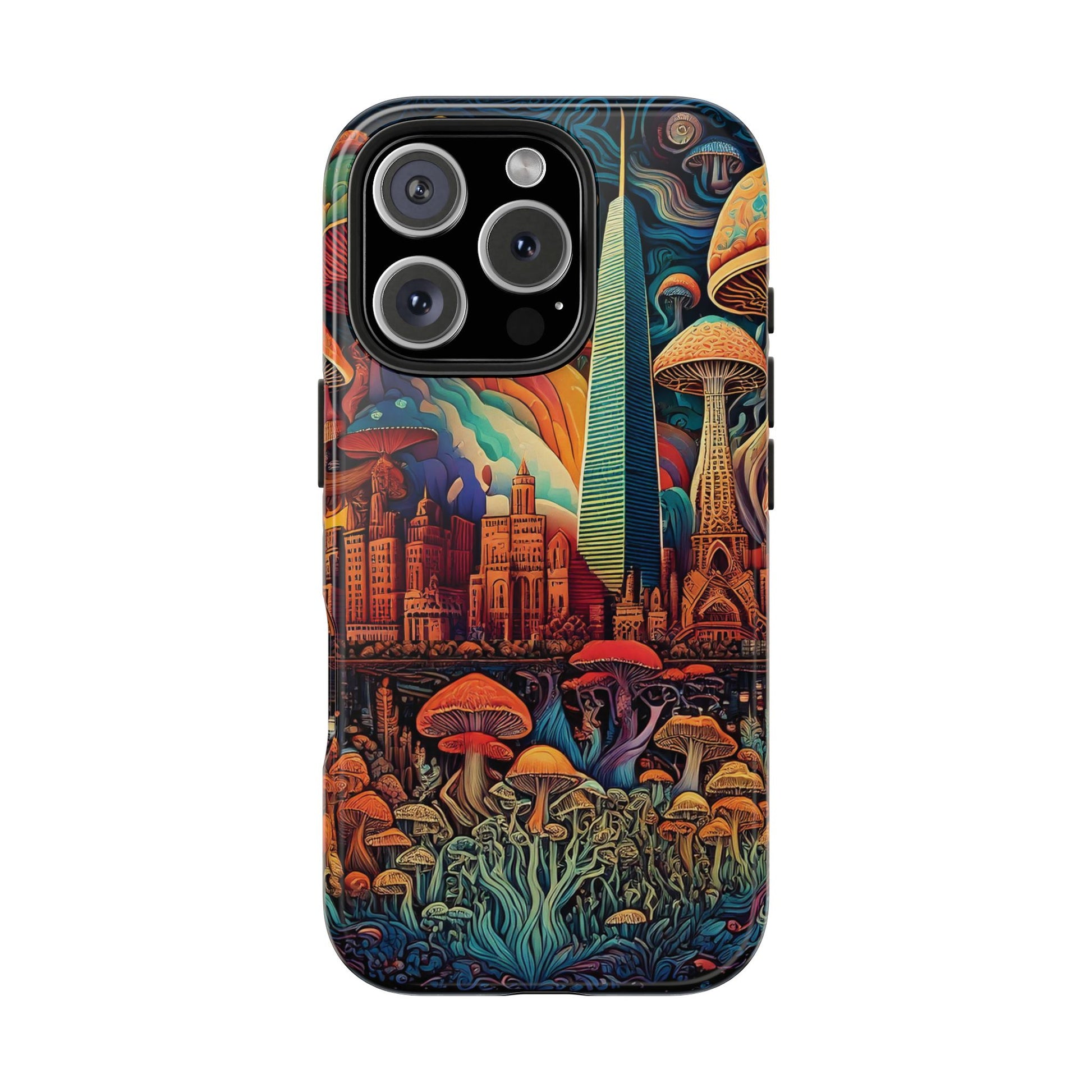 Phone Cases - Mushroom City Growth Design