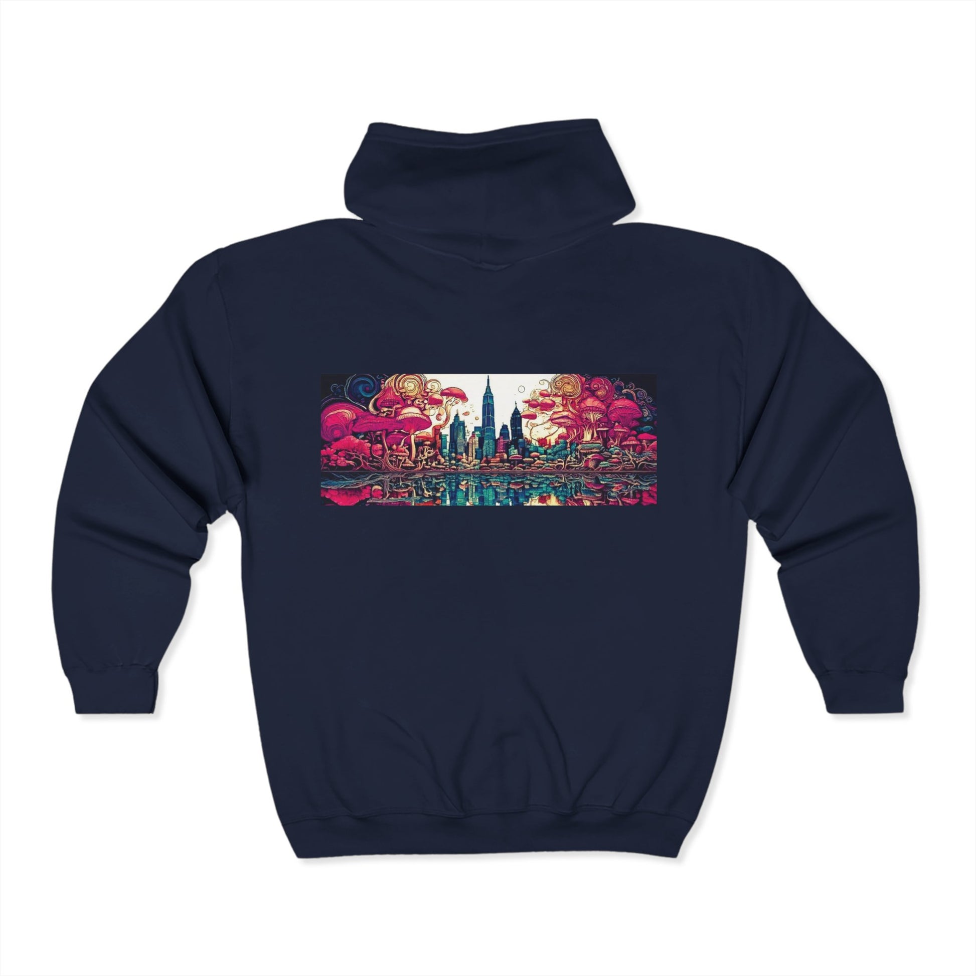 Hoodie Branded City Scape Design