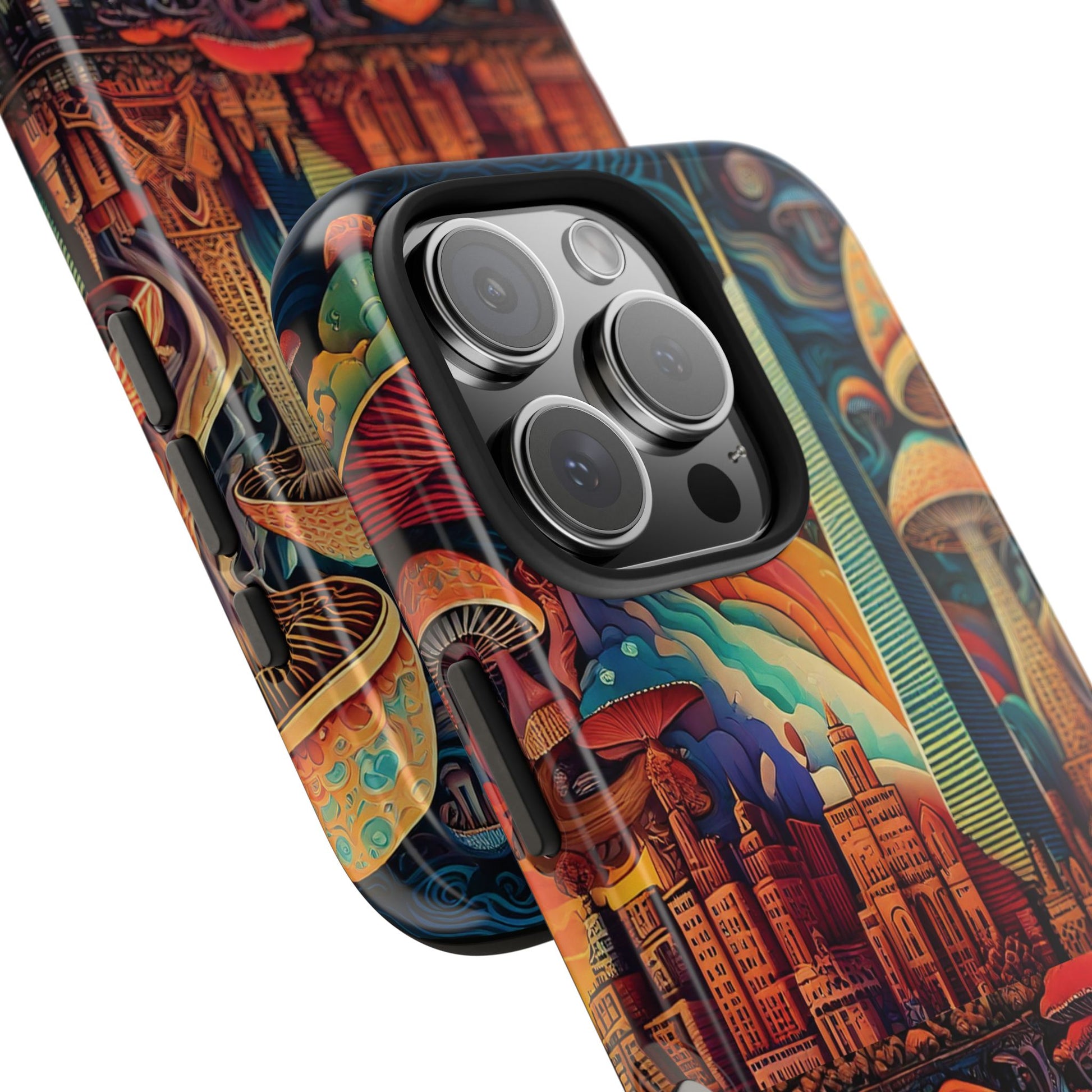 Phone Cases - Mushroom City Growth Design