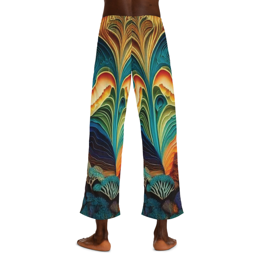 Men's Pajama Pants - Japanese Tattoo Inspired Design