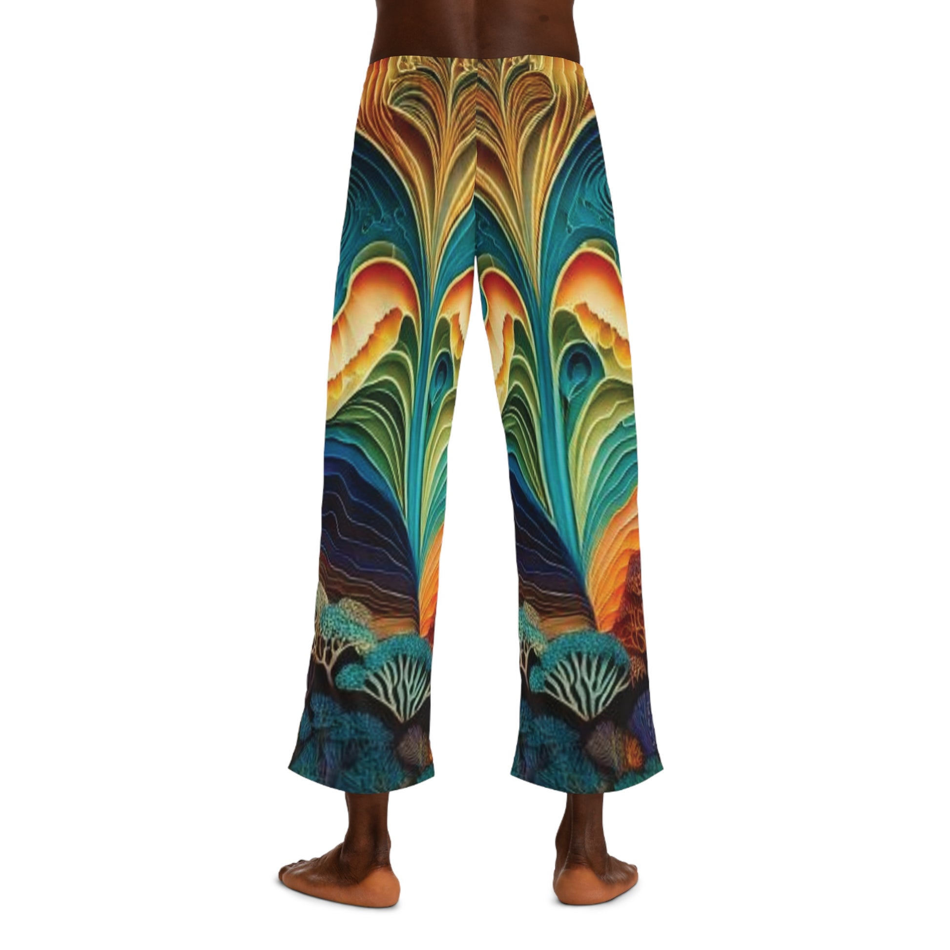Men's Pajama Pants - Japanese Tattoo Inspired Design