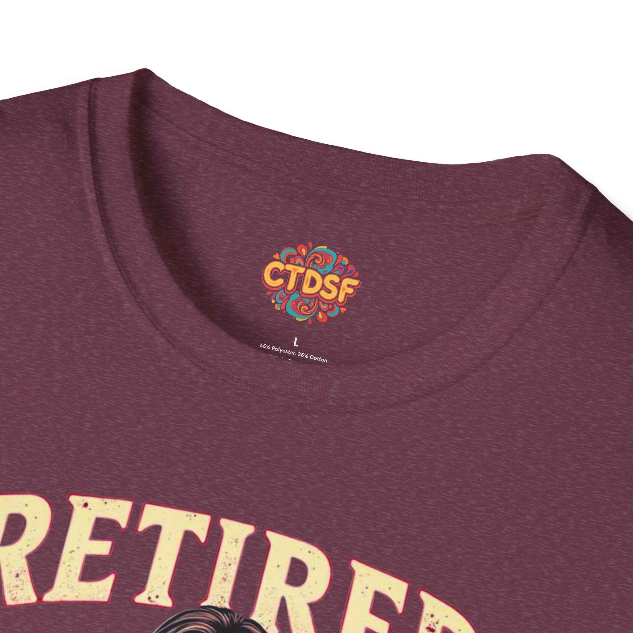 Retired Stripper Unisex Softstyle T-Shirt - Fun Gift for Celebrations