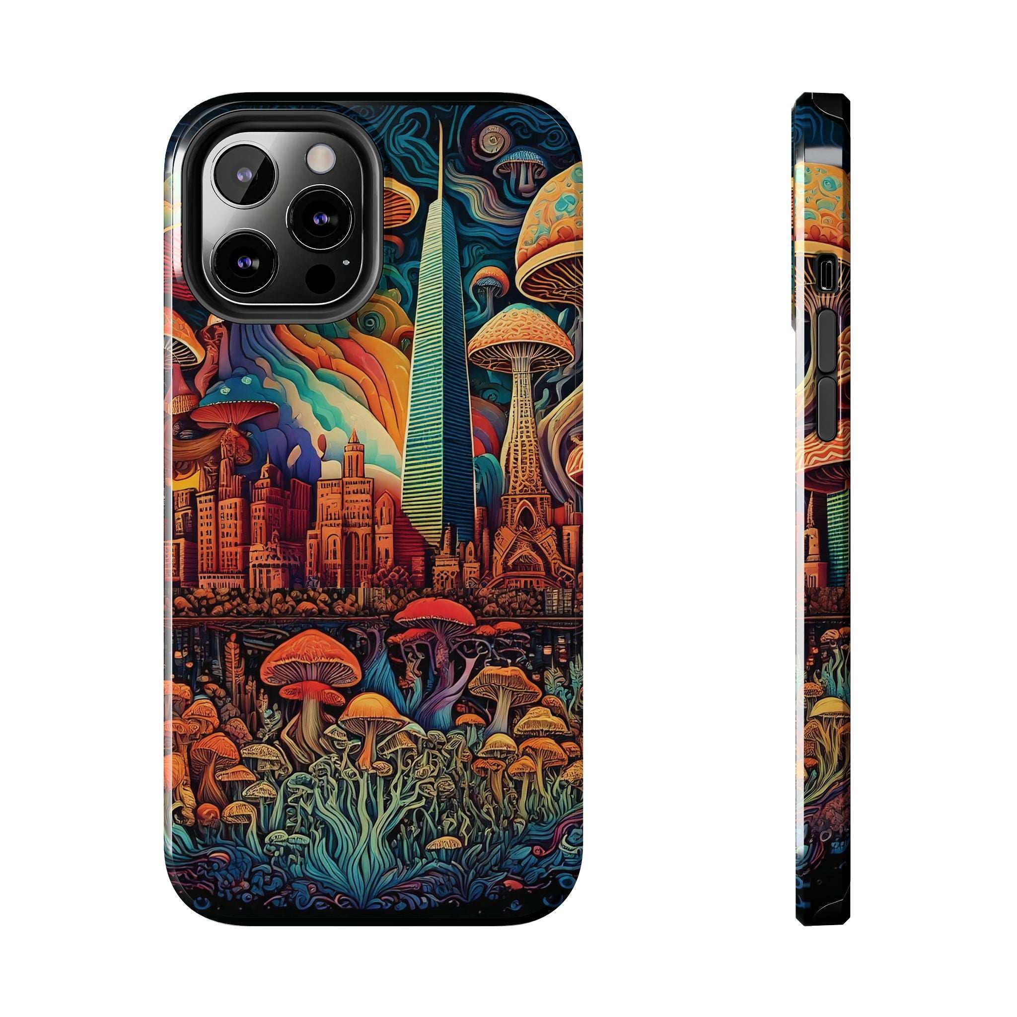 Phone Cases - Mushroom City Growth Design