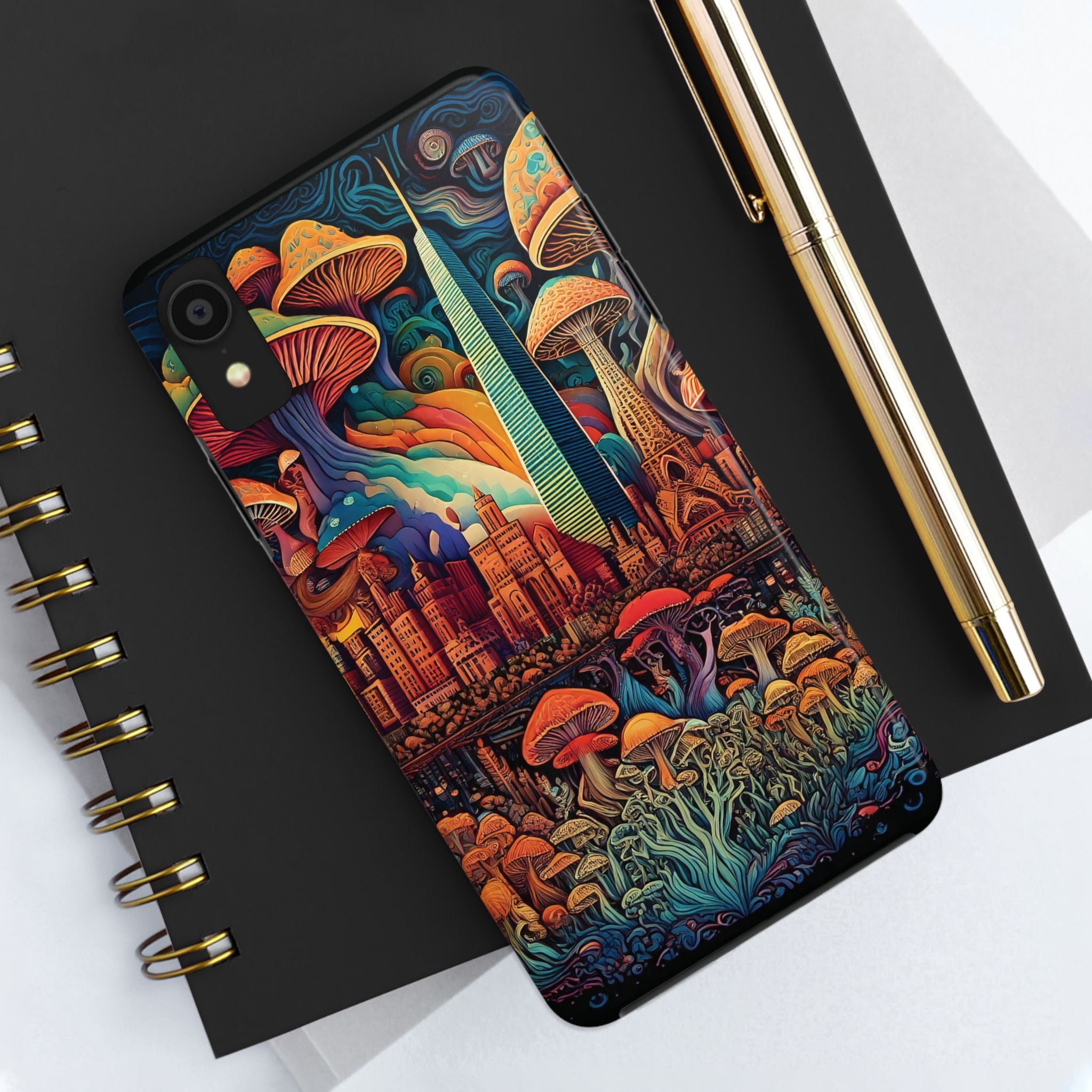 Phone Cases - Mushroom City Growth Design