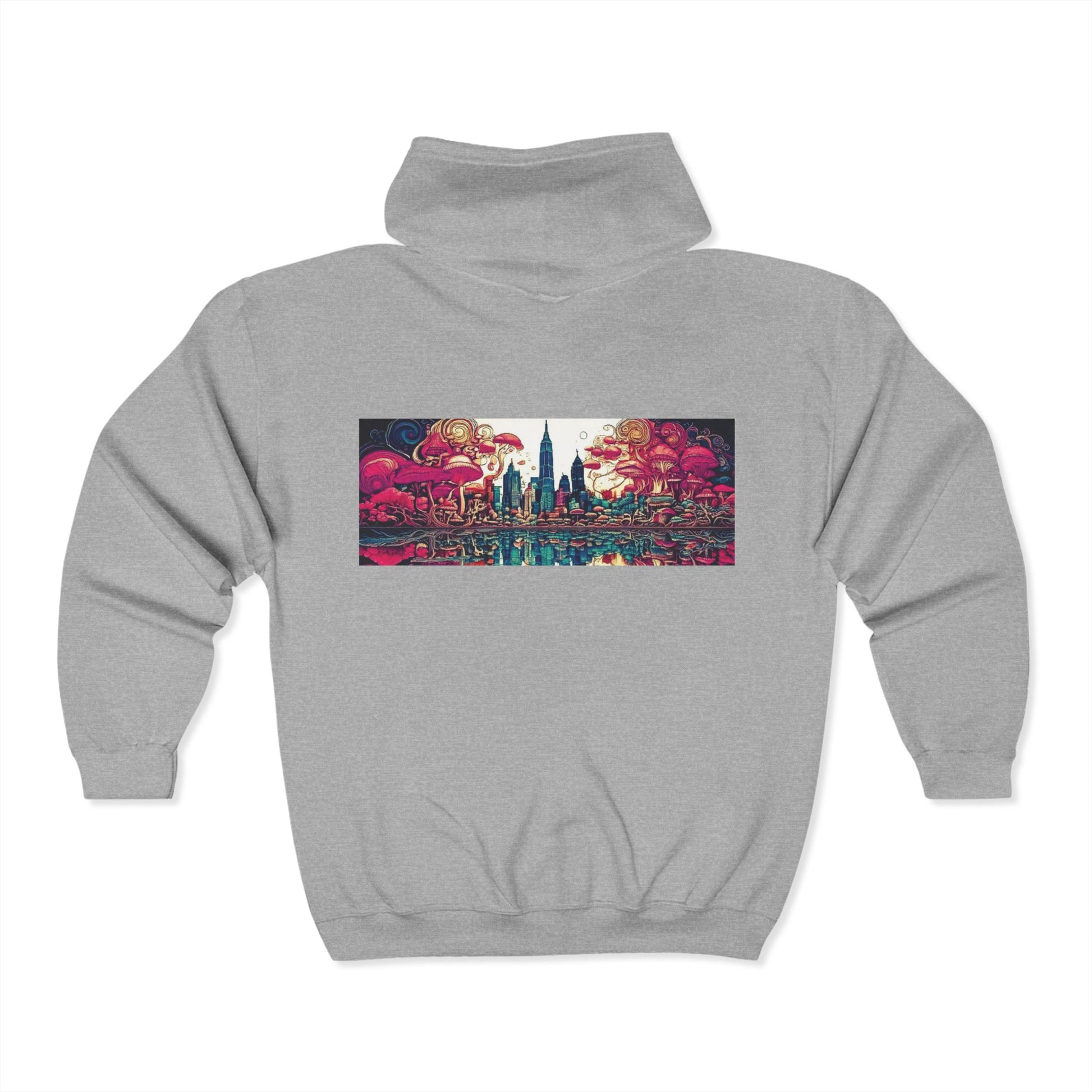 Hoodie Branded City Scape Design