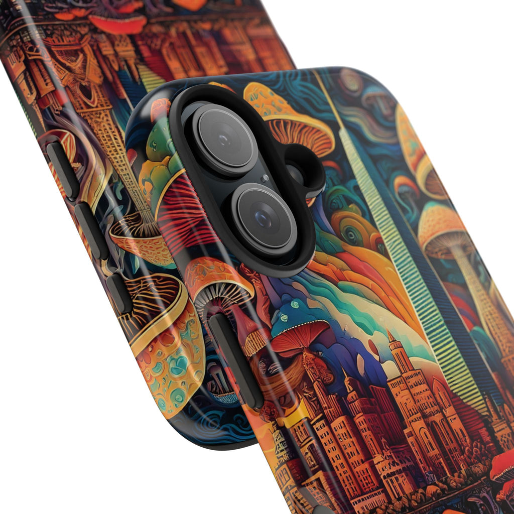 Phone Cases - Mushroom City Growth Design