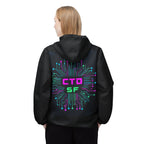 CTD SF Circuitback Windbreaker Jacket — Tech Neon Hoodie-Style Windbreaker