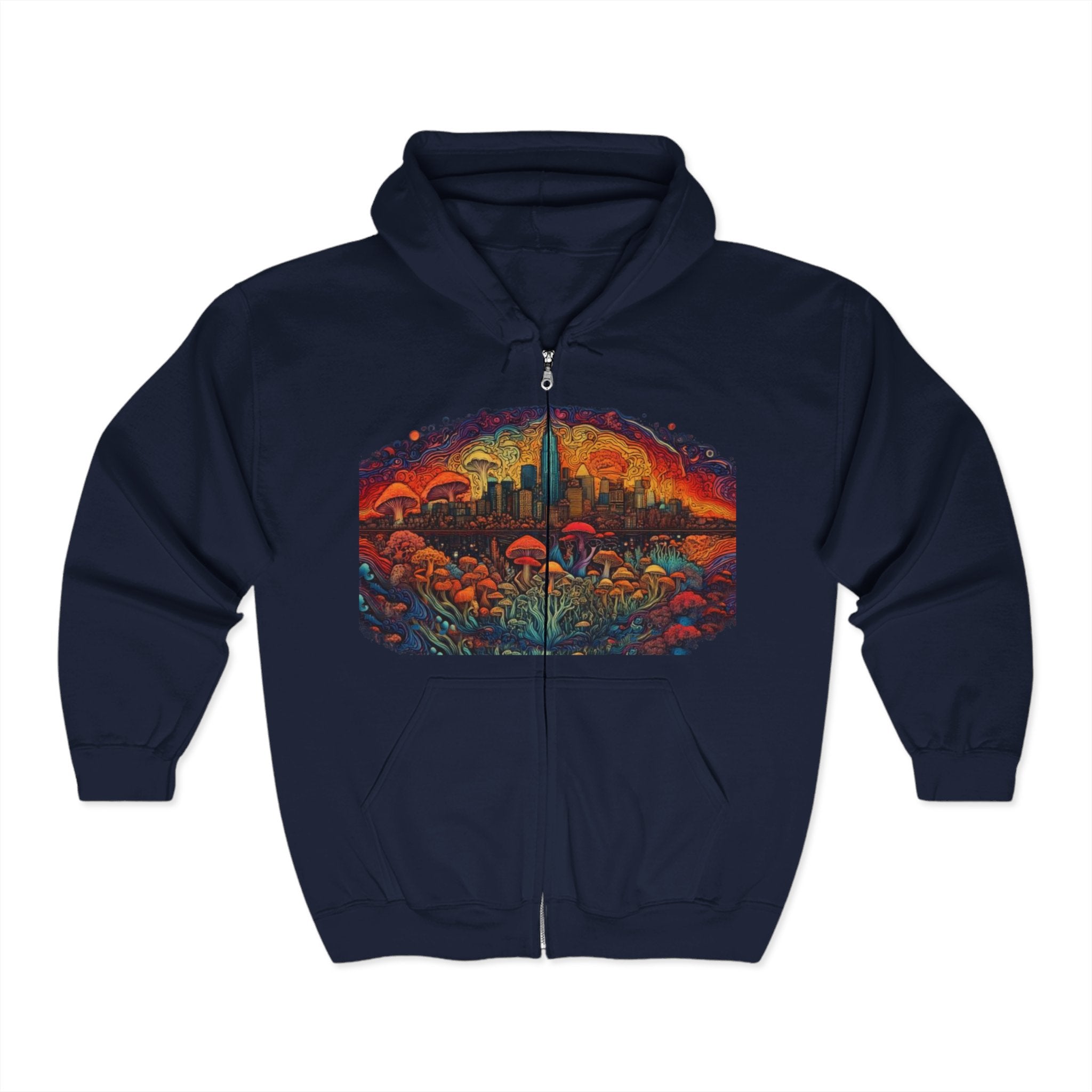 Hoodie - graffiti CTDSF branded Zip Sweatshirt