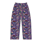 CTDSF Patterned Women's Pajama Pants — Cozy Purple All-Over Print Sleepwear