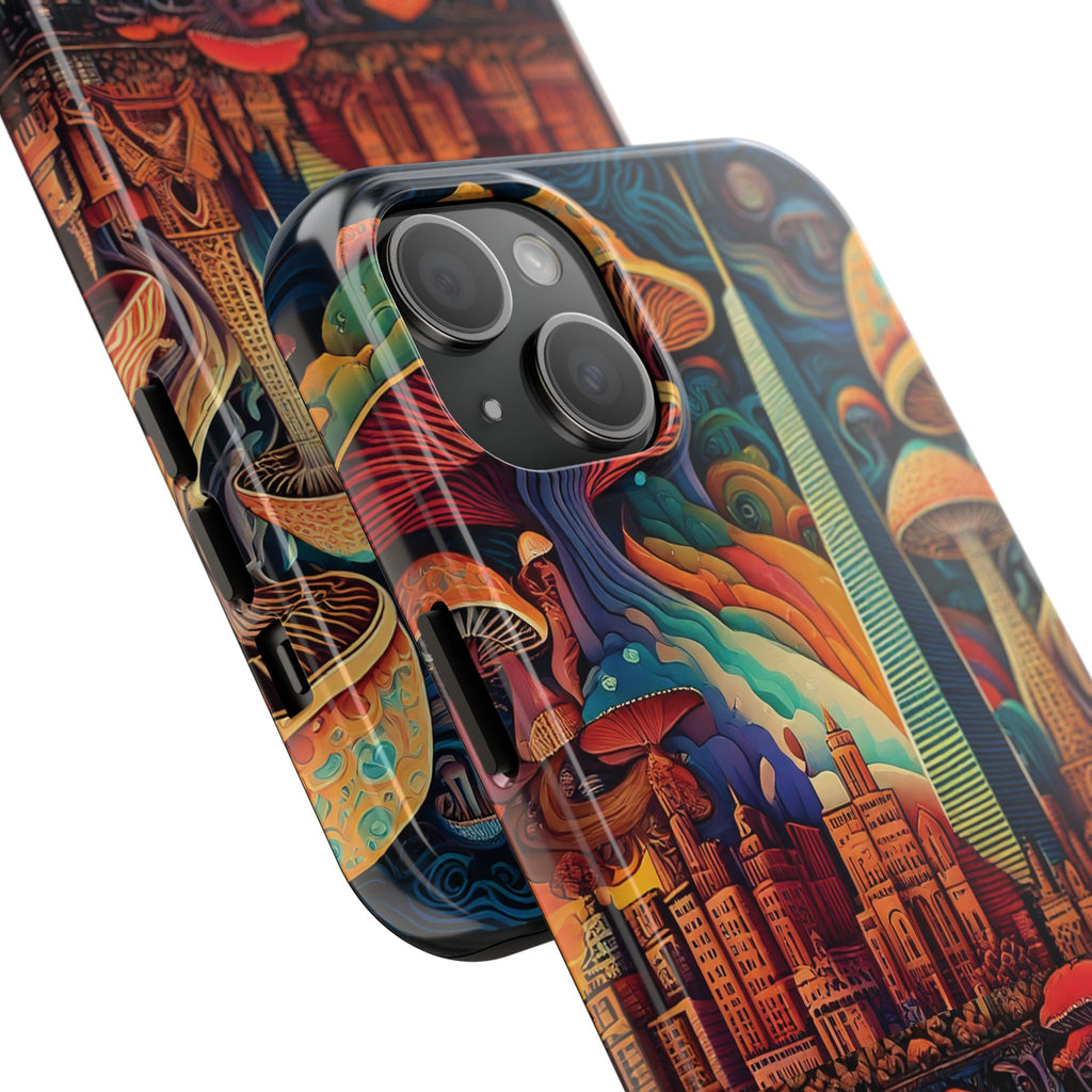 Phone Cases - Mushroom City Growth Design