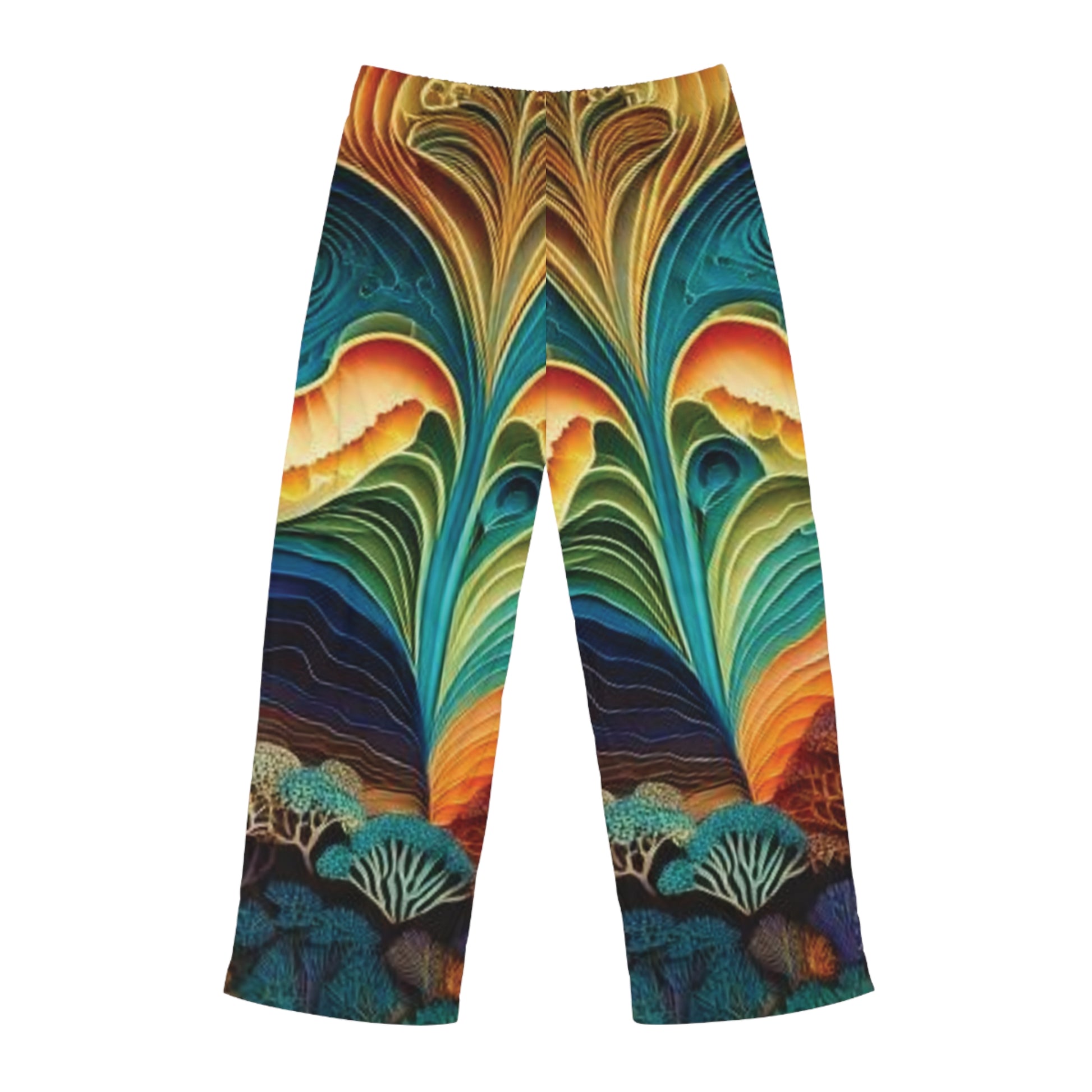 Men's Pajama Pants - Japanese Tattoo Inspired Design