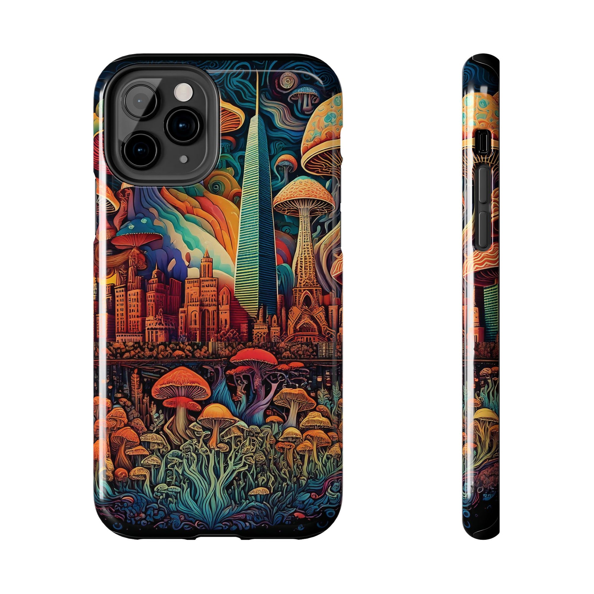 Phone Cases - Mushroom City Growth Design