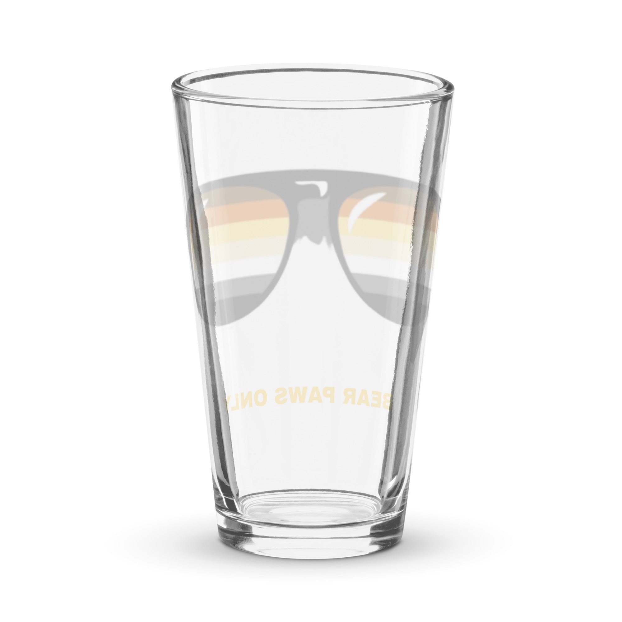Bear Stunnas "Bear Paws Only" Shaker pint glass - CTDSF
