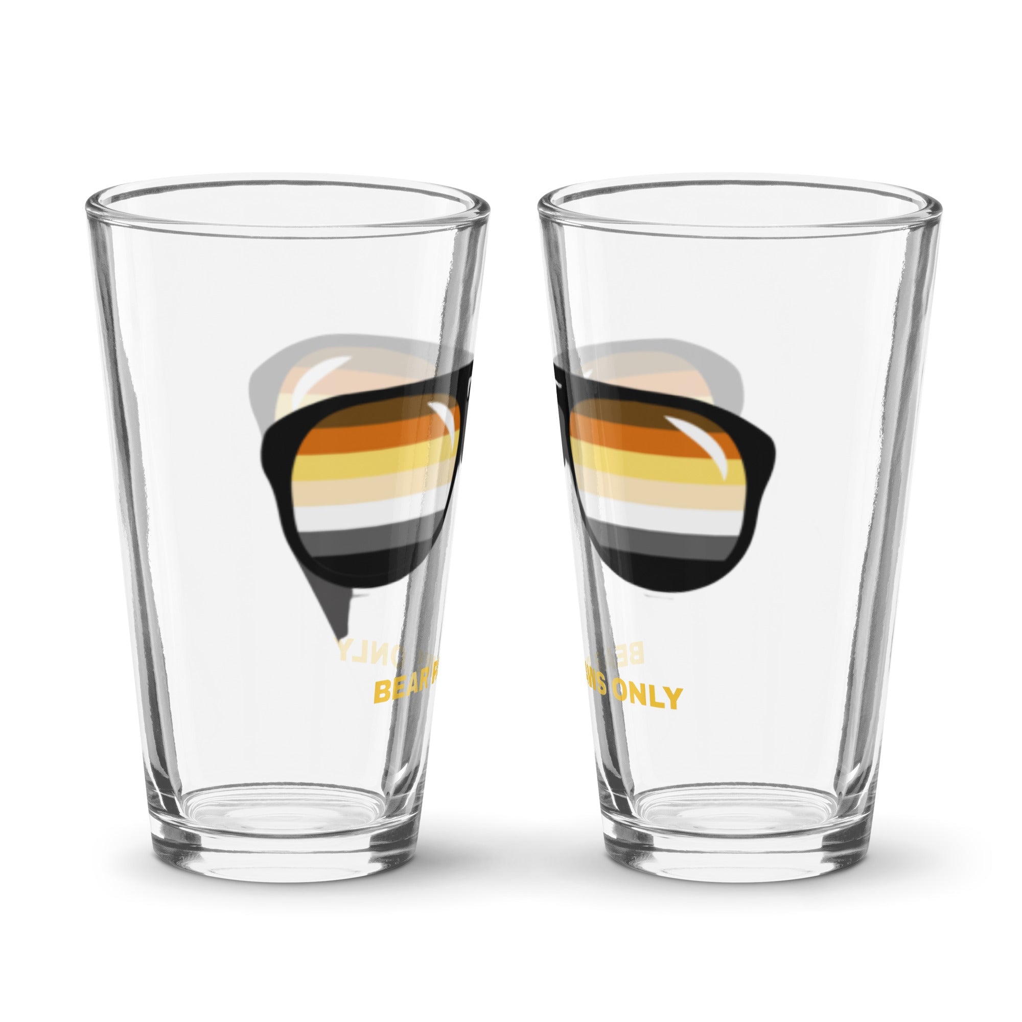 Bear Stunnas "Bear Paws Only" Shaker pint glass - CTDSF