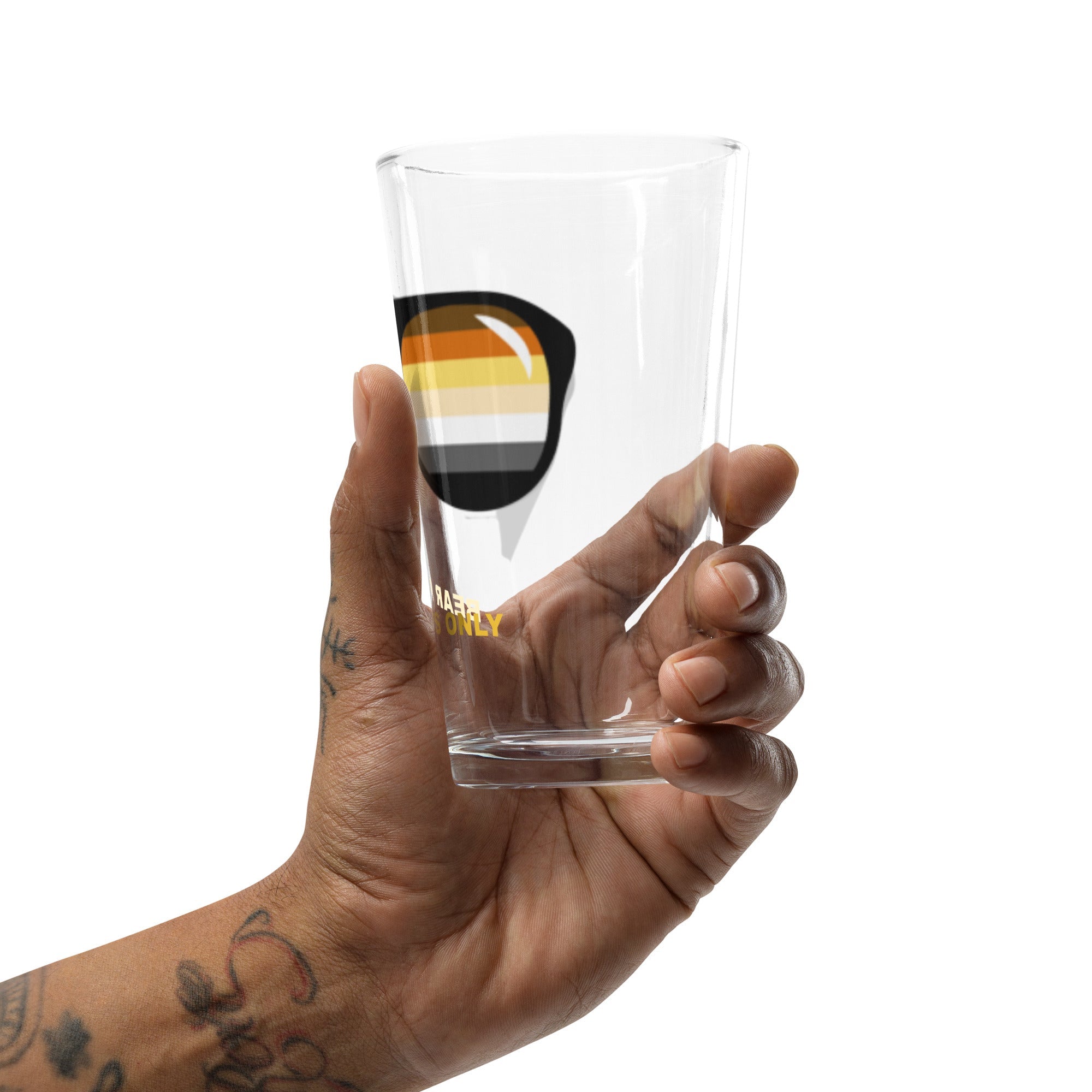Bear Stunnas "Bear Paws Only" Shaker pint glass - CTDSF