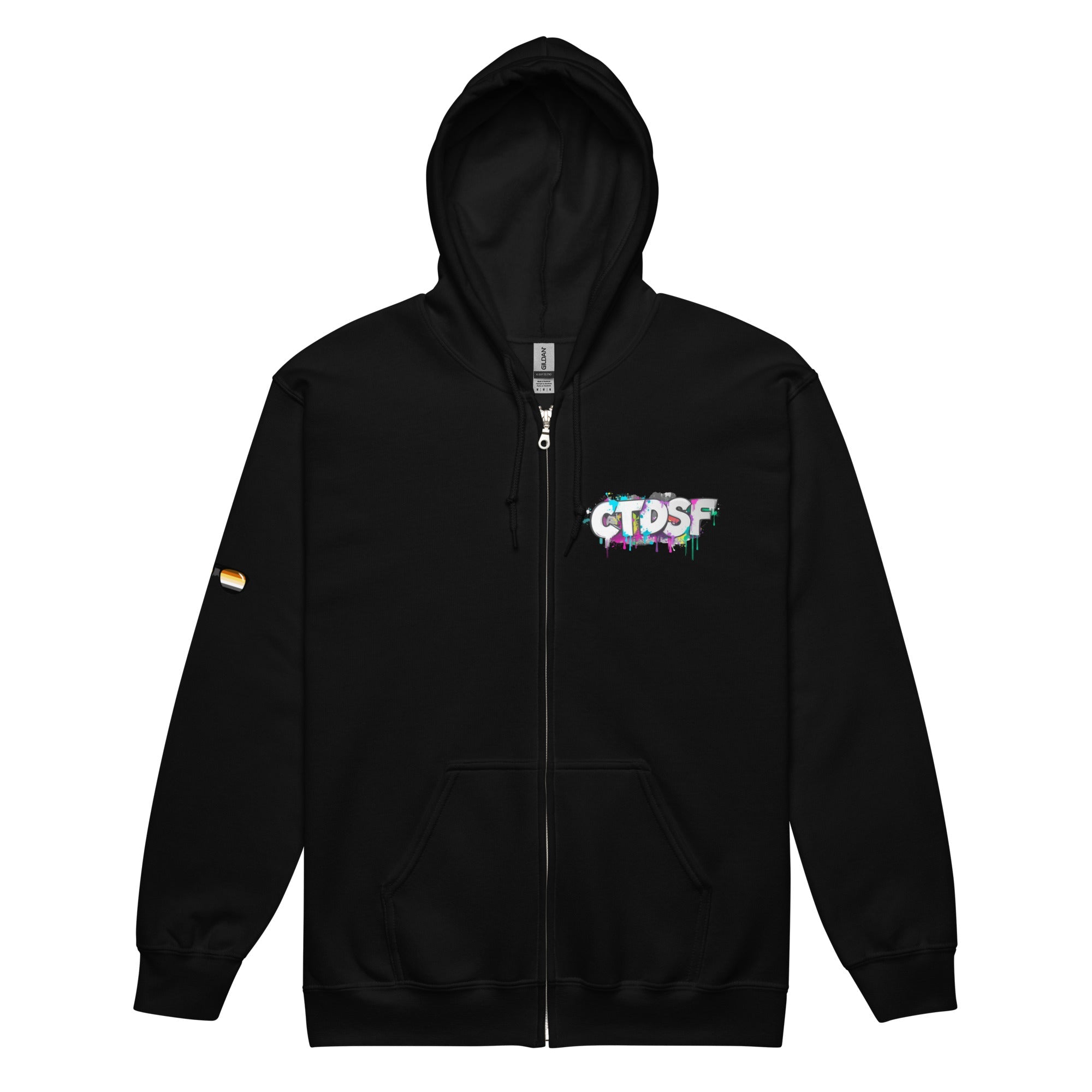 CTDSF l Graffiti SF logo Unisex heavy blend zip hoodie - CTDSF
