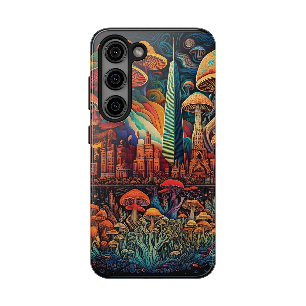 Phone Cases - Mushroom City Growth Design - CTDSF