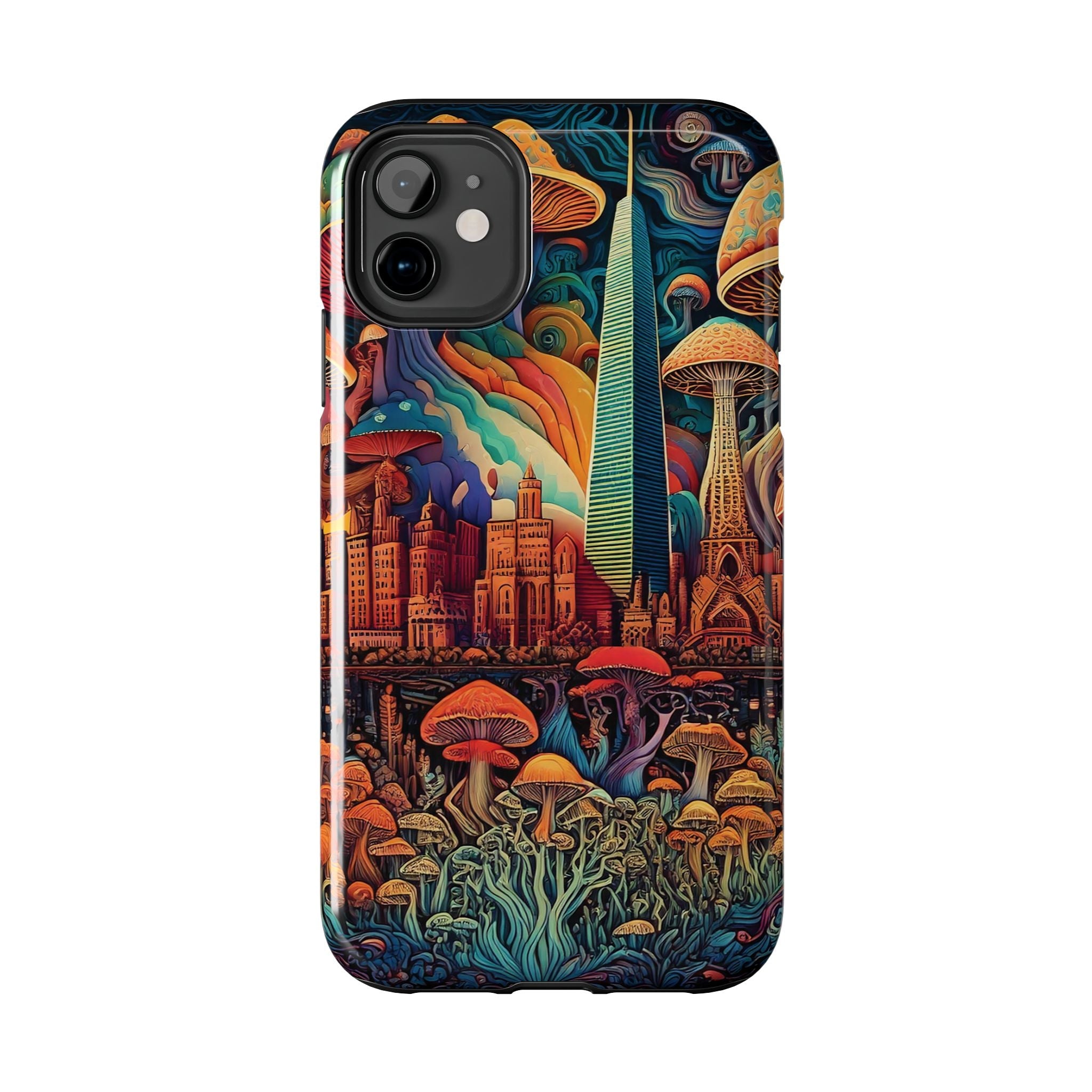 Phone Cases - Mushroom City Growth Design - CTDSF