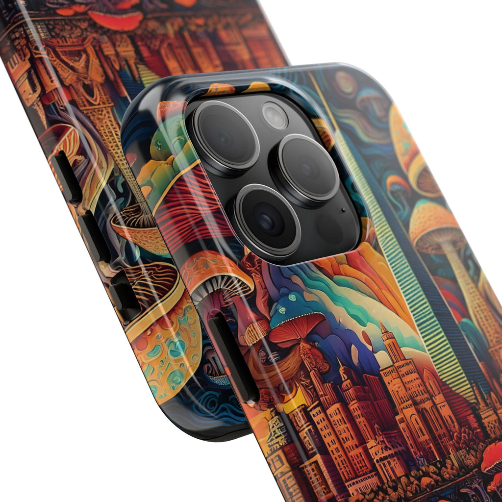 Phone Cases - Mushroom City Growth Design - CTDSF