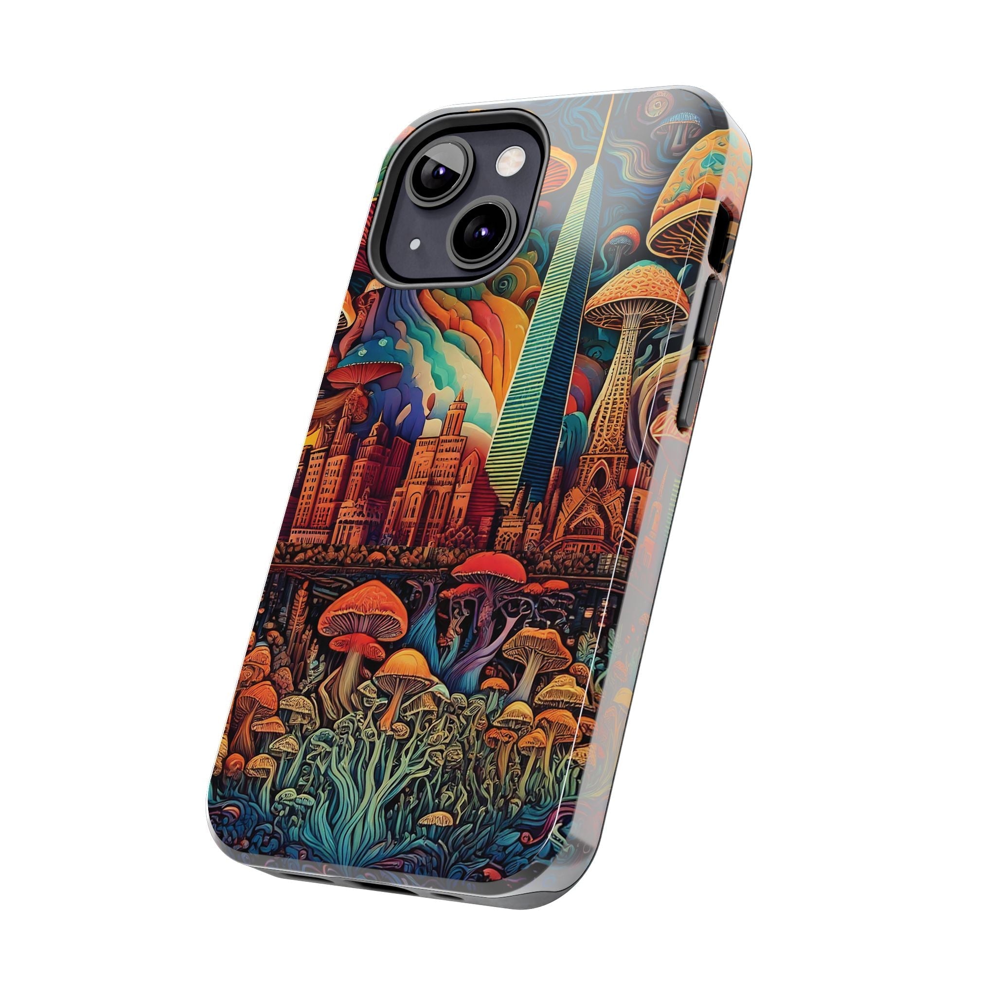 Phone Cases - Mushroom City Growth Design - CTDSF