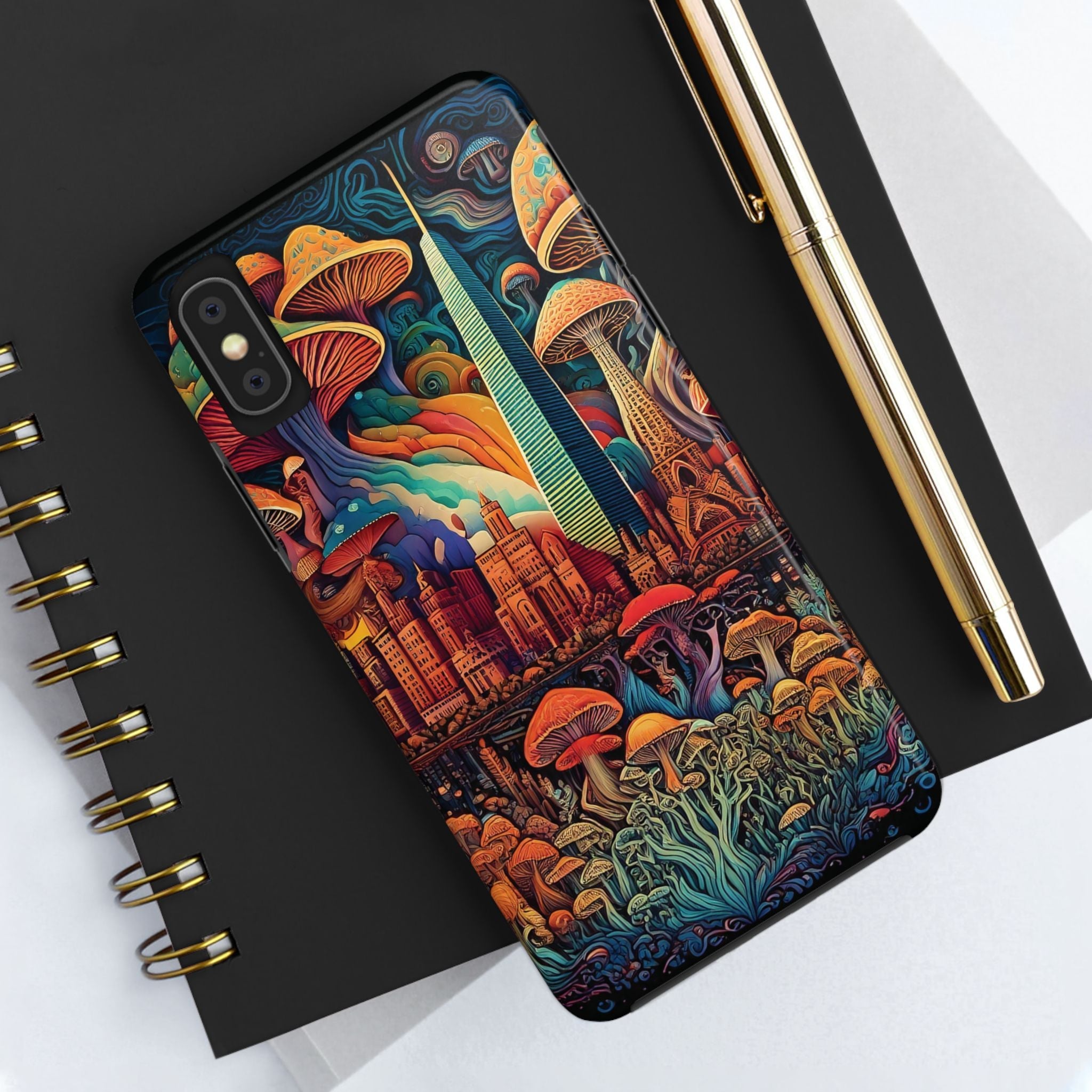 Phone Cases - Mushroom City Growth Design - CTDSF