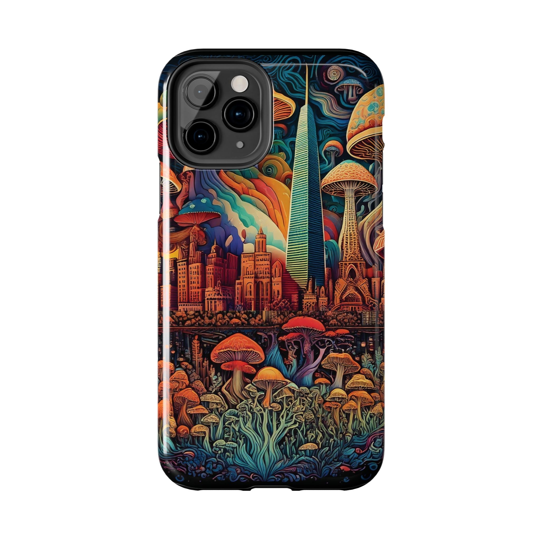 Phone Cases - Mushroom City Growth Design - CTDSF