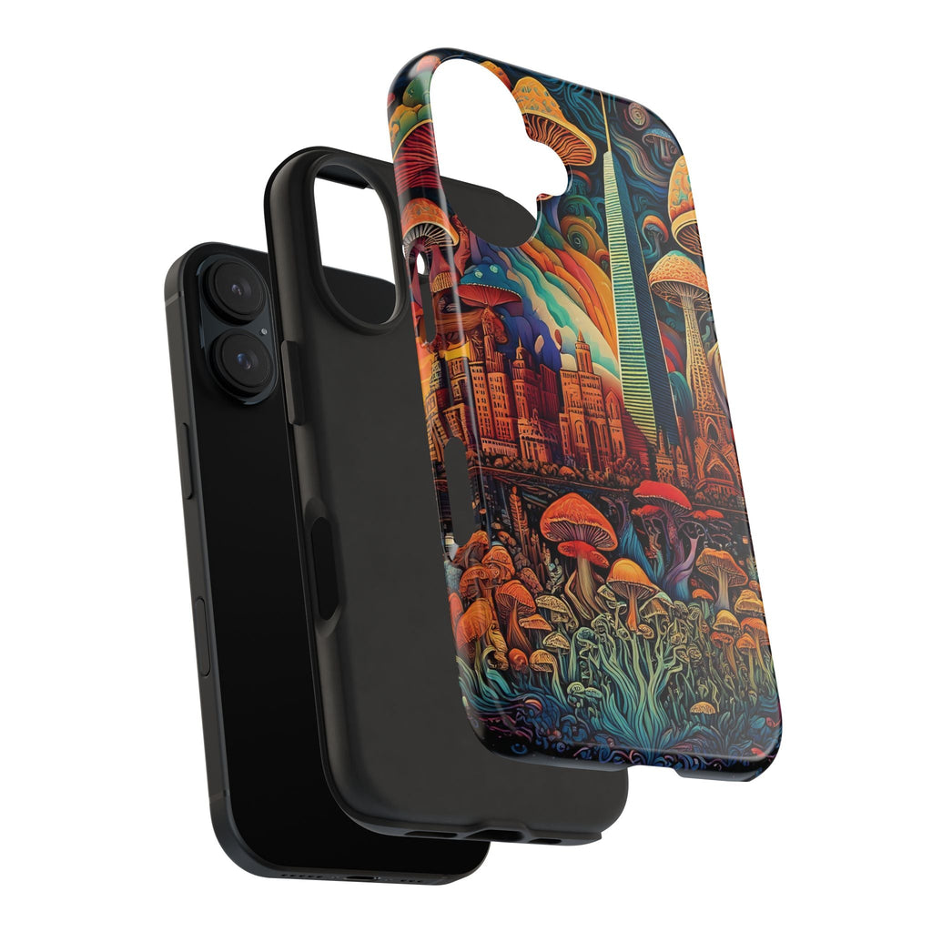 Phone Cases - Mushroom City Growth Design - CTDSF