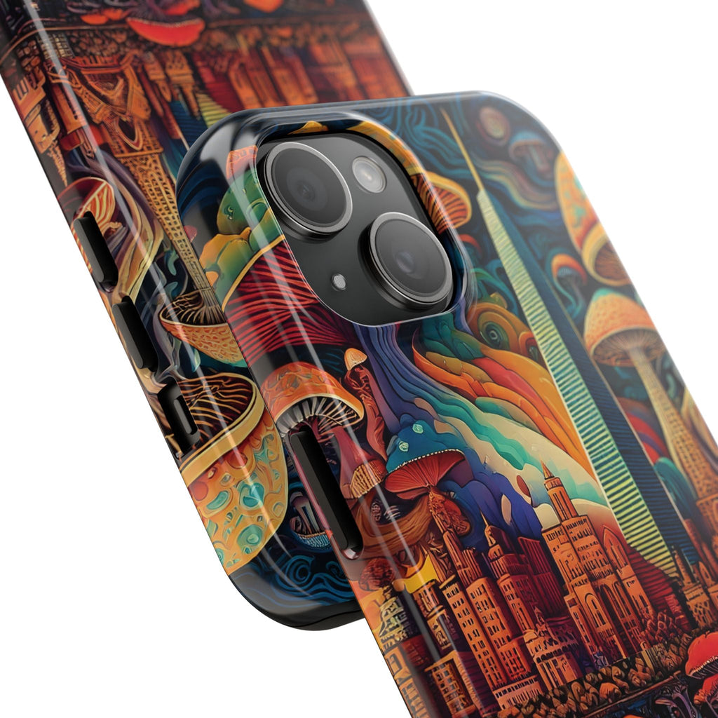 Phone Cases - Mushroom City Growth Design - CTDSF