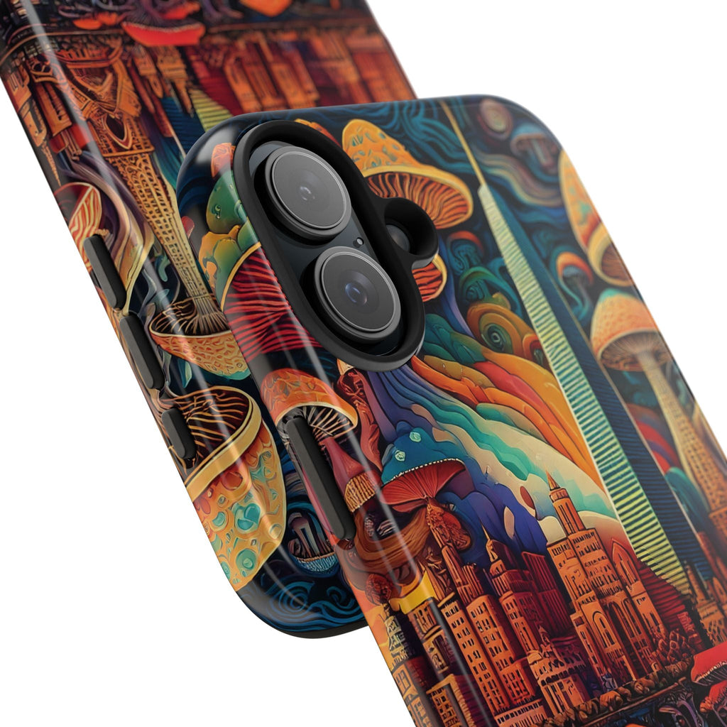 Phone Cases - Mushroom City Growth Design - CTDSF
