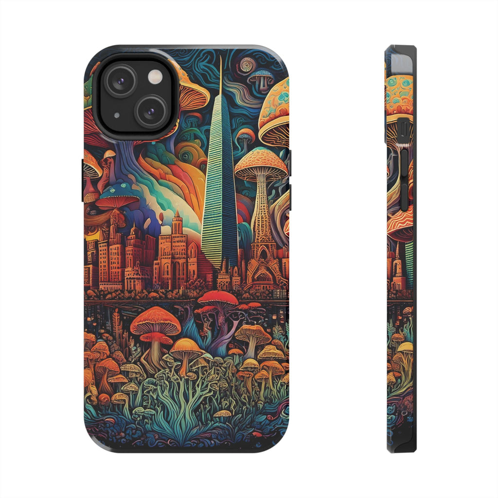 Phone Cases - Mushroom City Growth Design - CTDSF