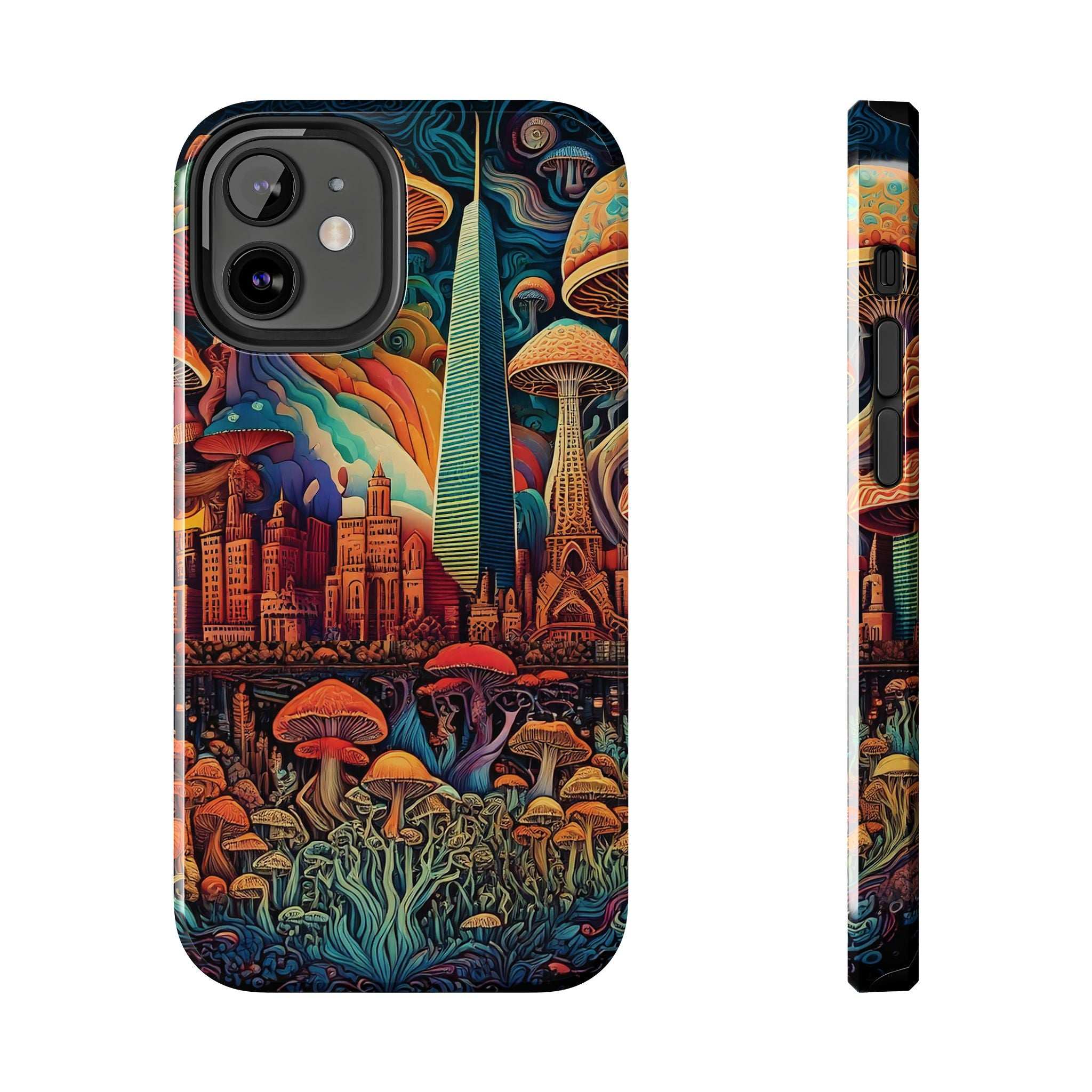 Phone Cases - Mushroom City Growth Design - CTDSF