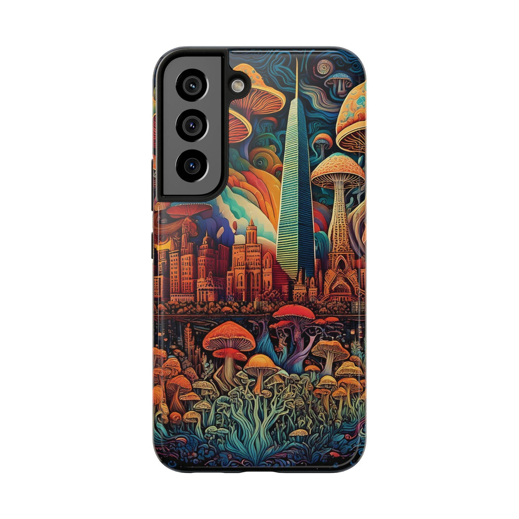 Phone Cases - Mushroom City Growth Design - CTDSF