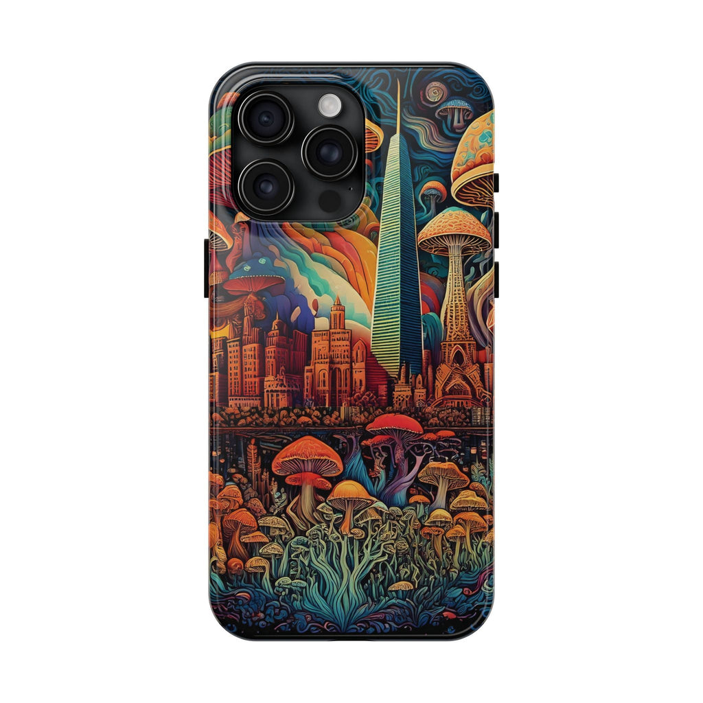 Phone Cases - Mushroom City Growth Design - CTDSF