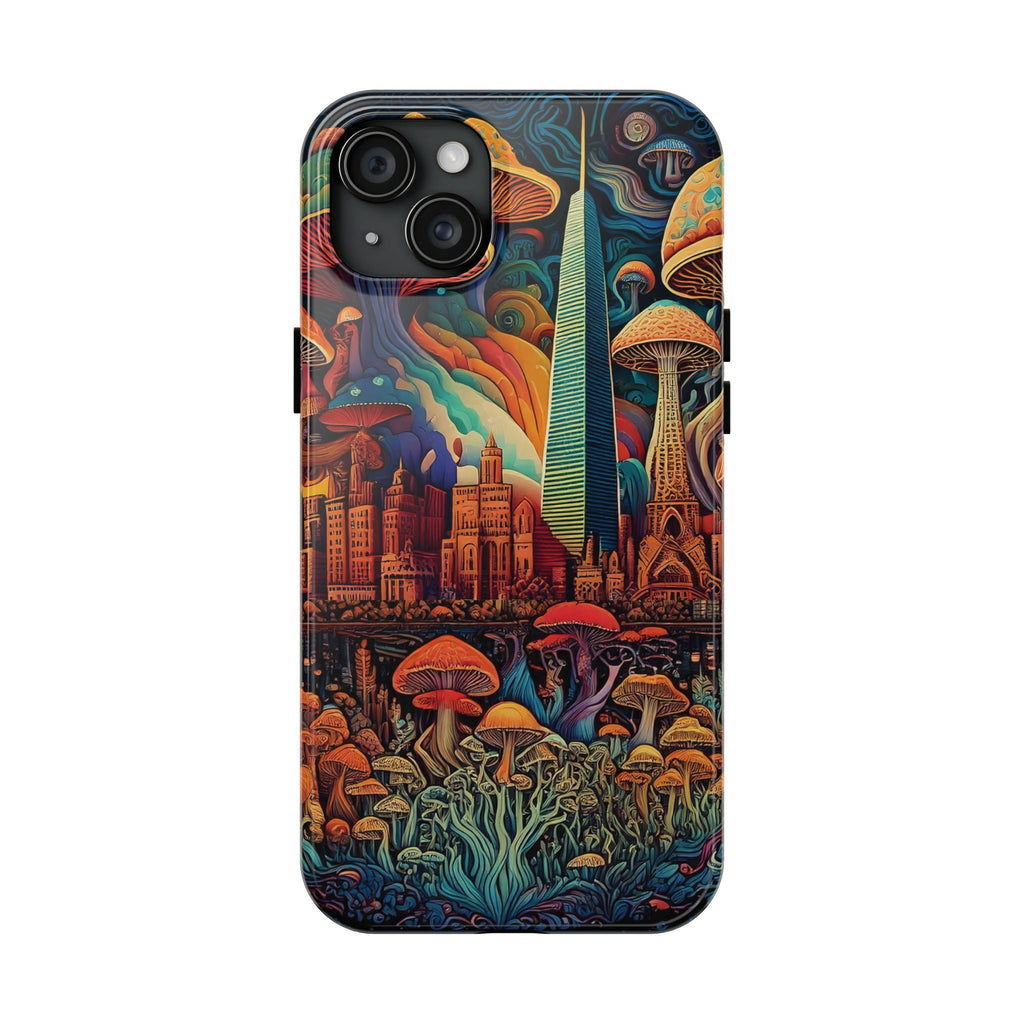 Phone Cases - Mushroom City Growth Design - CTDSF