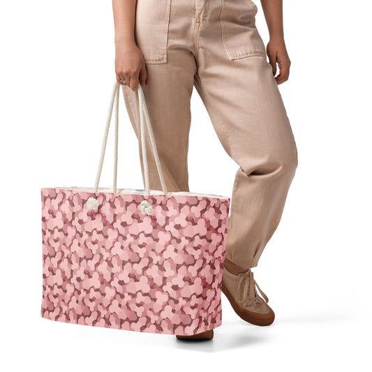 Pink Male Anatomy Oversized Weekender Bag - CTDSF