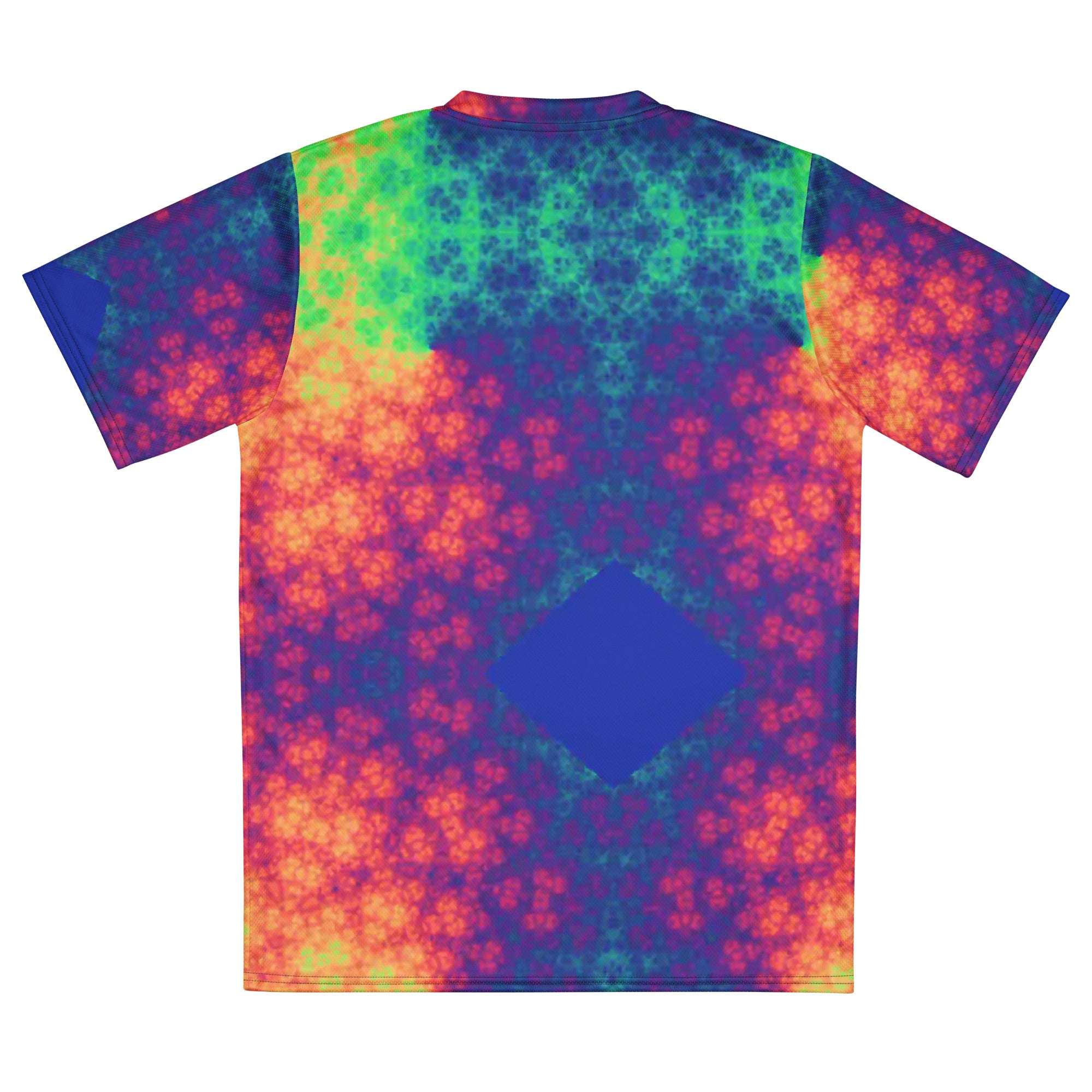 Rainbow fractled Recycled unisex sports jersey - CTDSF