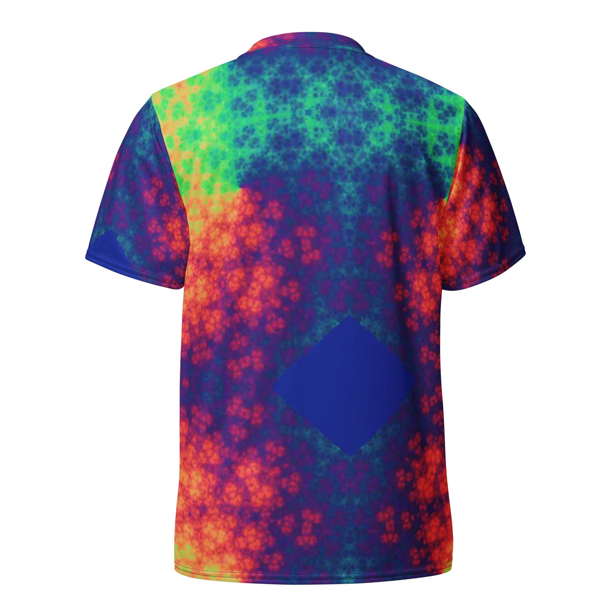 Rainbow fractled Recycled unisex sports jersey - CTDSF